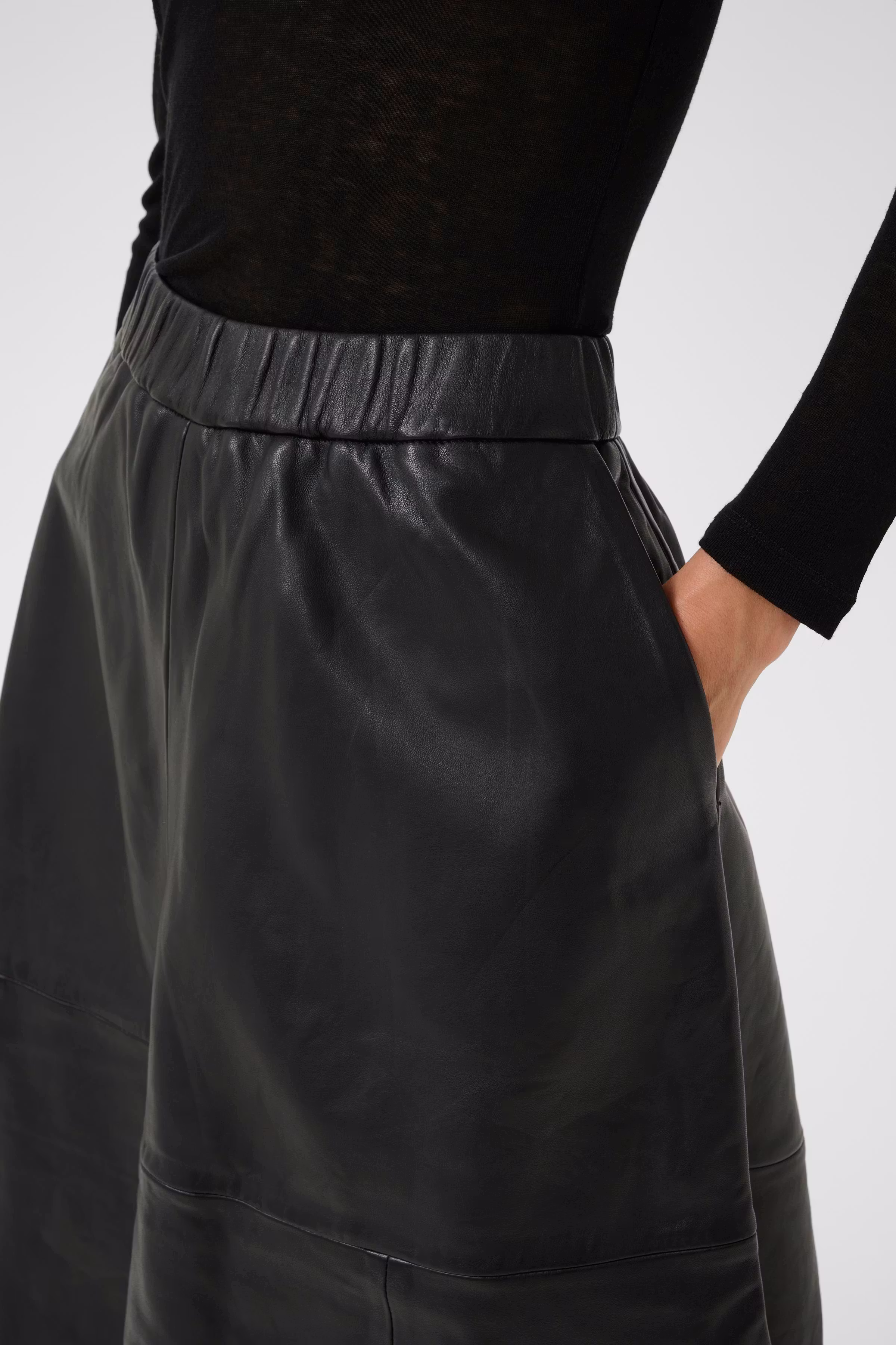 KBAnja Lædernederdel LOOKBOOK DETAIL 10105848-194008