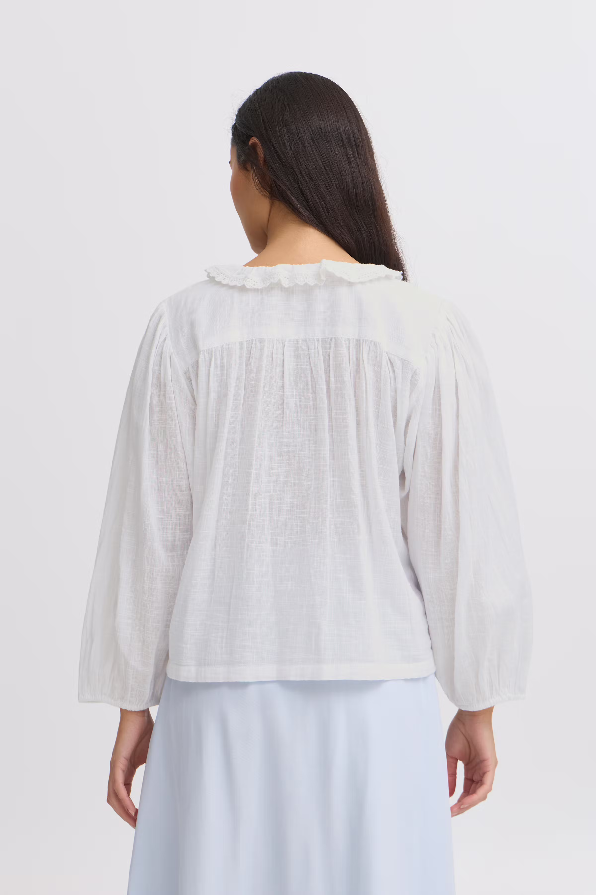 IRNINE Long sleeved shirt LOOKBOOK BACK 20122894-110602