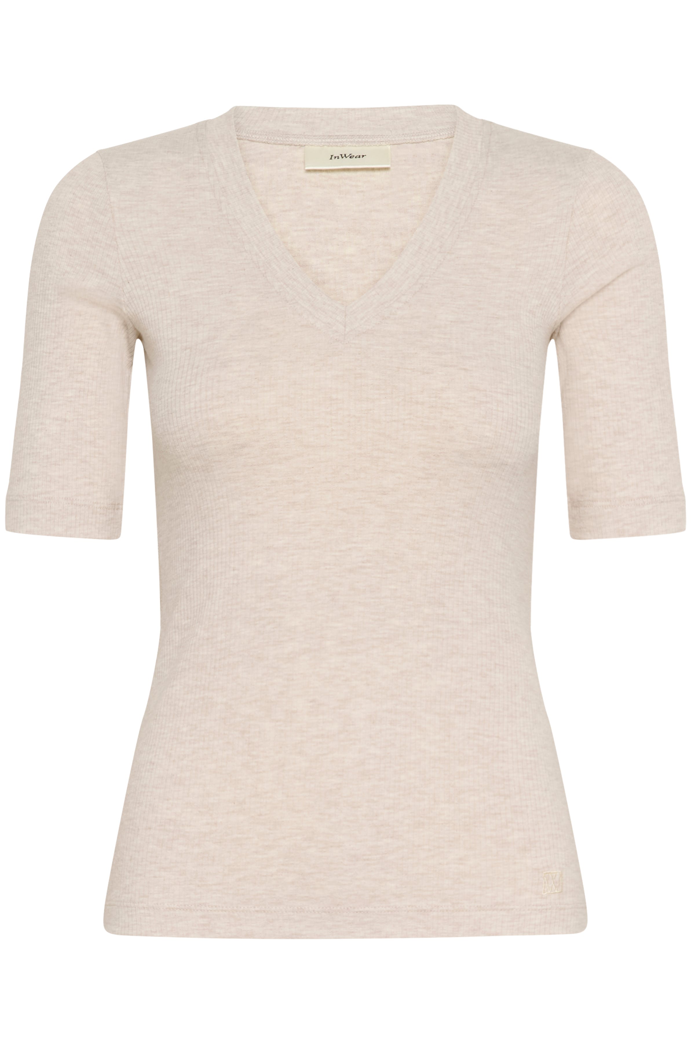 DagnaIW Melange V T-shirt PACK FRONT 30106865-300597