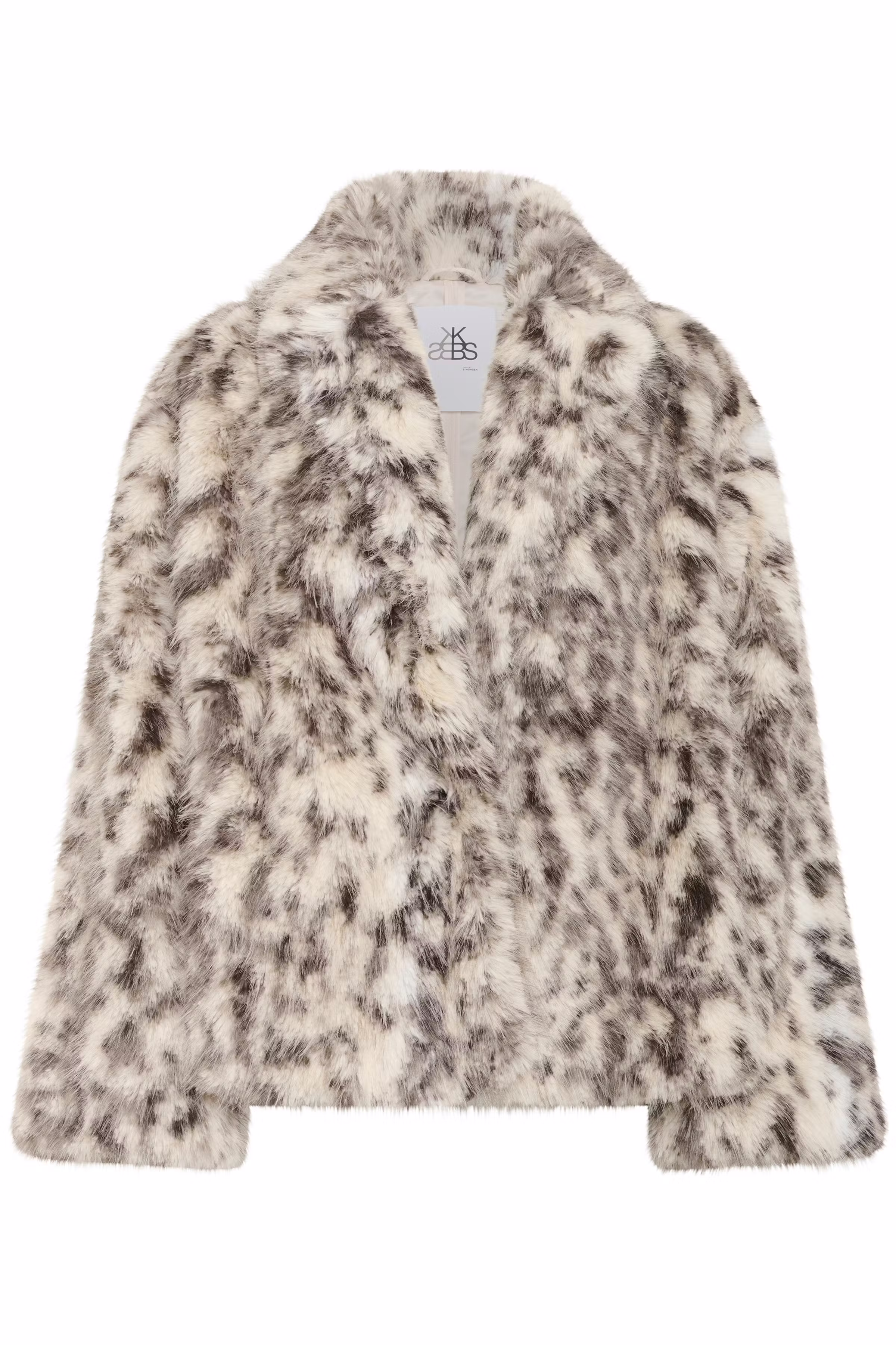 KBAmira Faux fur jacket PACK FRONT 10105526-107934