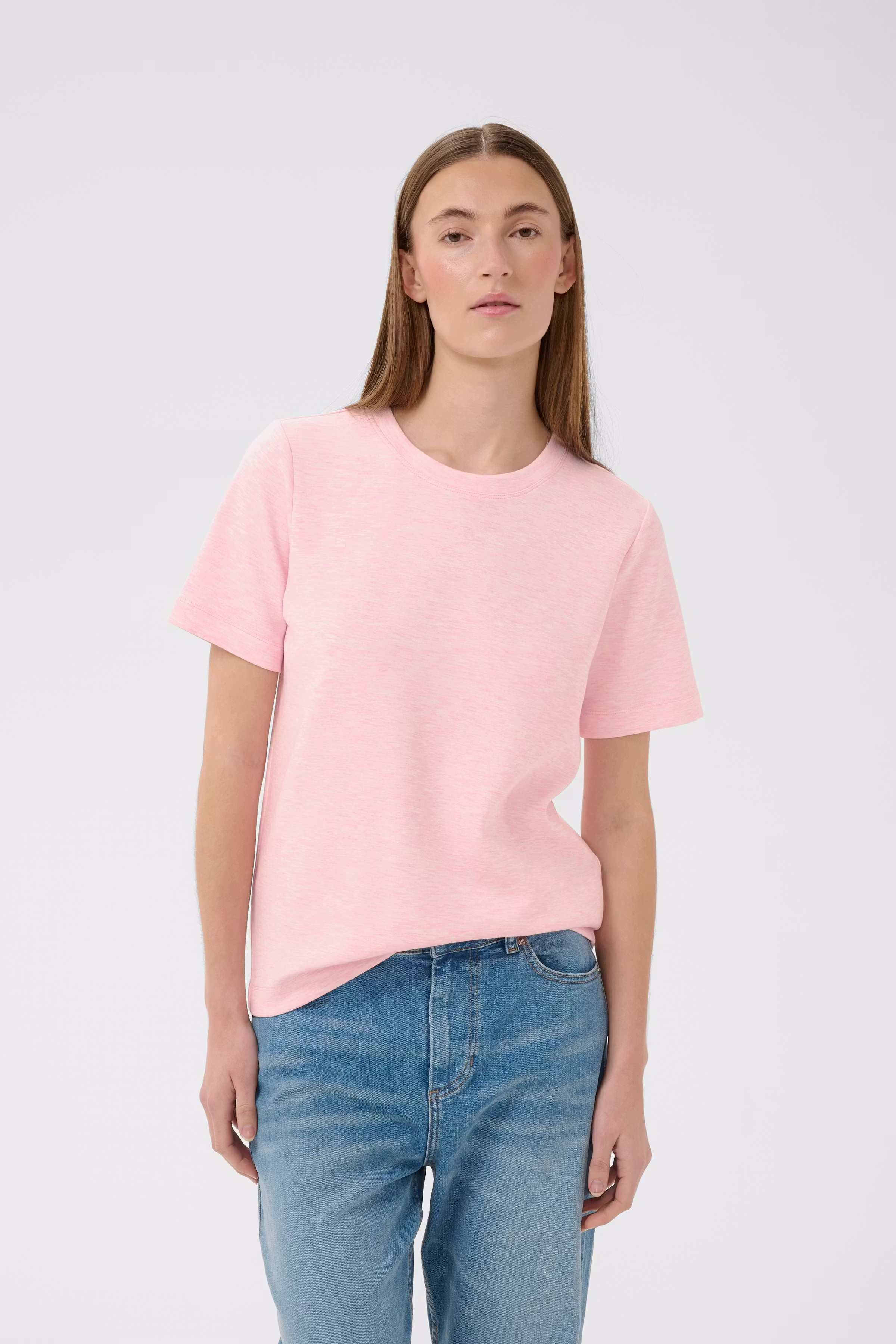 VincentIW Melange Karmen T-shirt LOOKBOOK FRONT 30107053-1419111