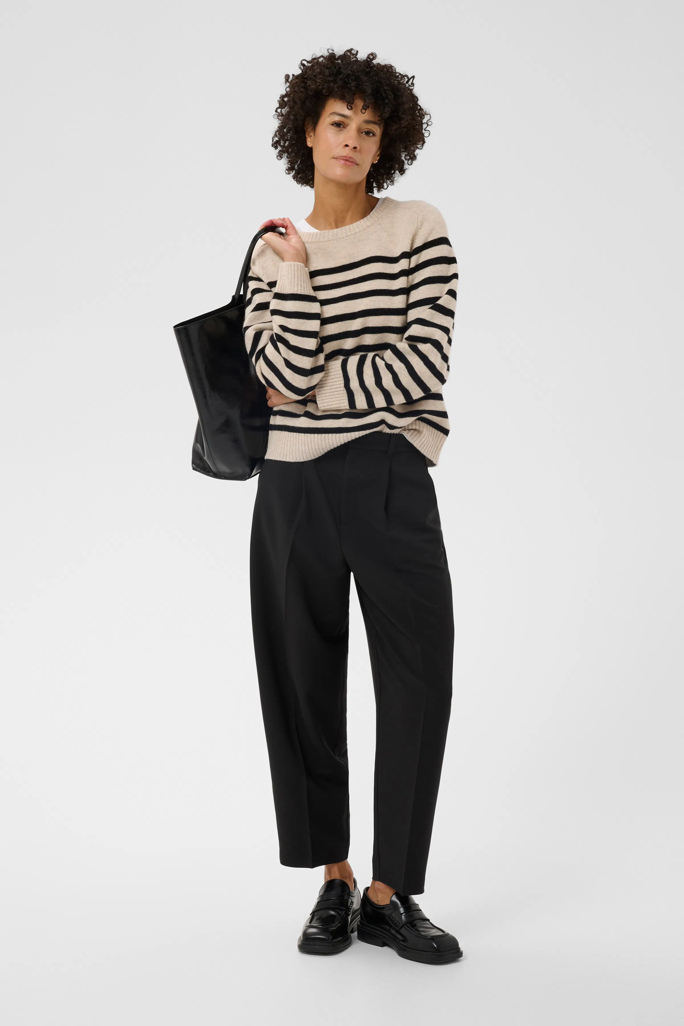 ZenaPW Trousers in dark navy / blue colour