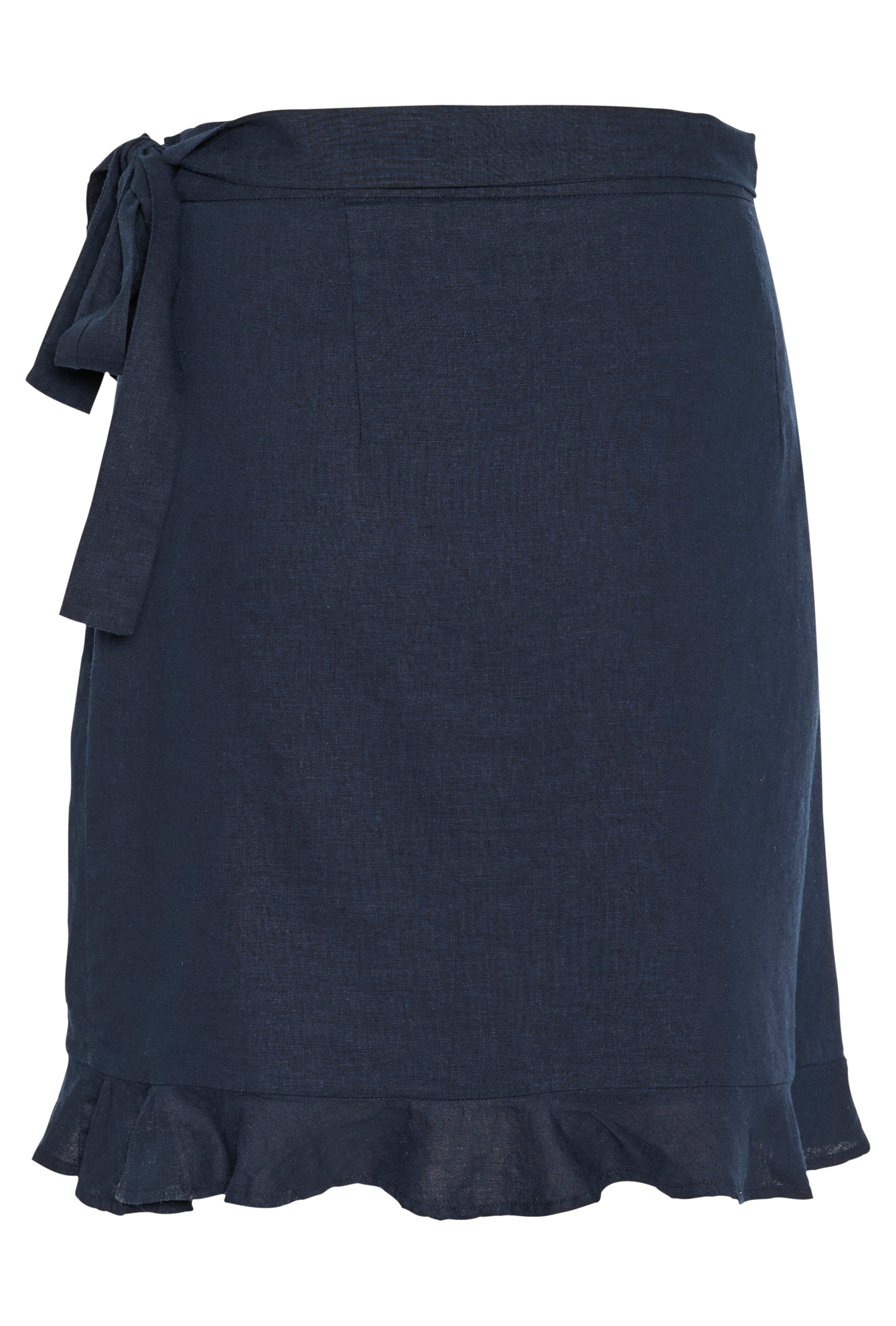 FaridaIW Linen Skirt PACK BACK 30110440-300005