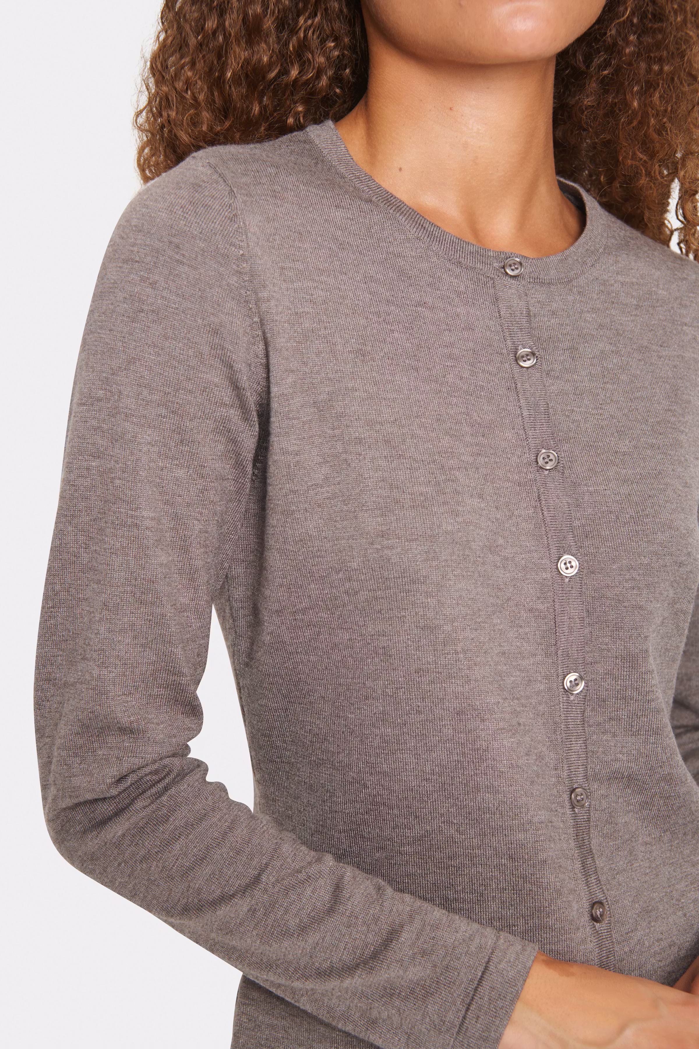 MilaSZ R-Neck Cardigan LOOKBOOK DETAIL 30500005-1813061