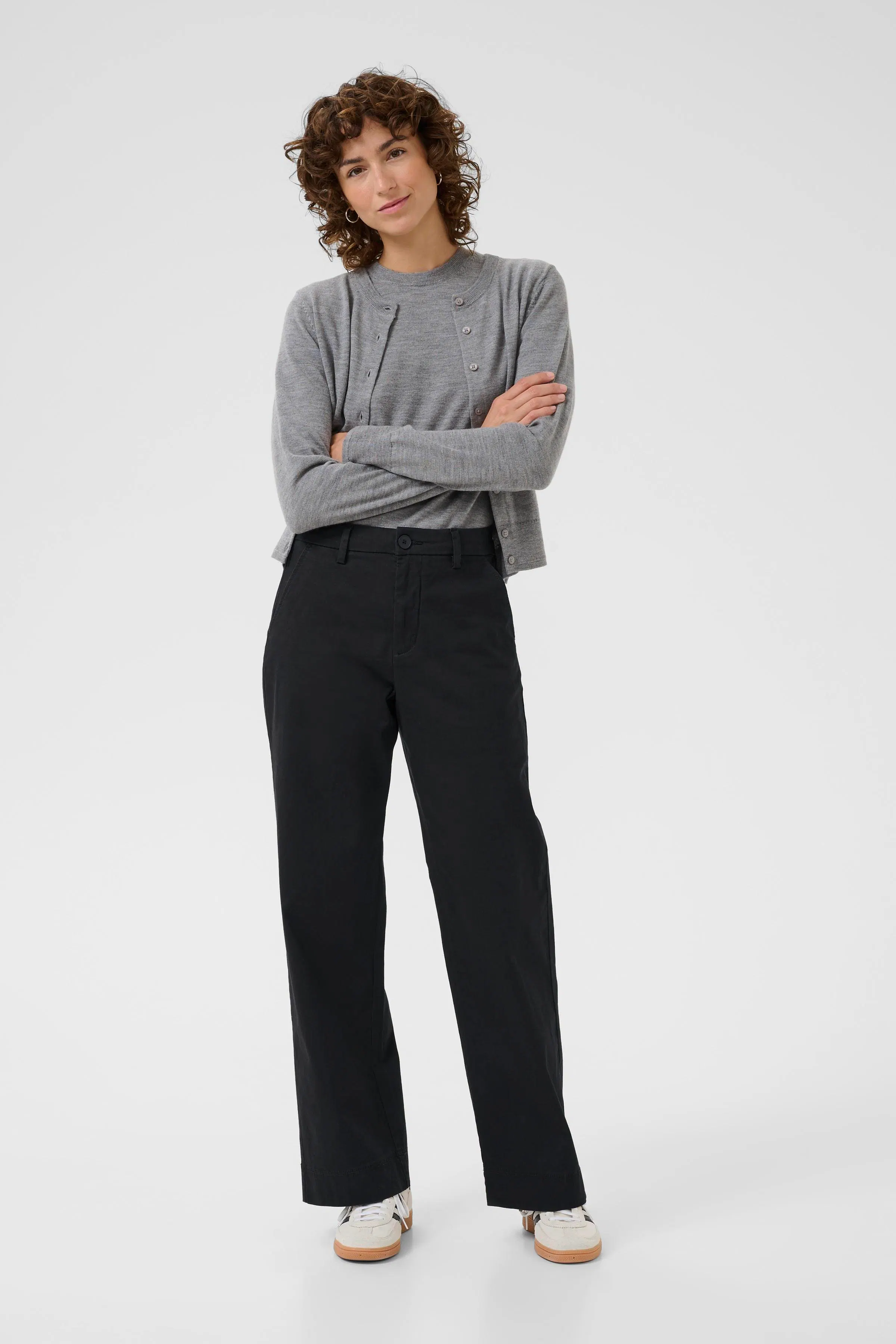 ClarissePW Trousers in black colour