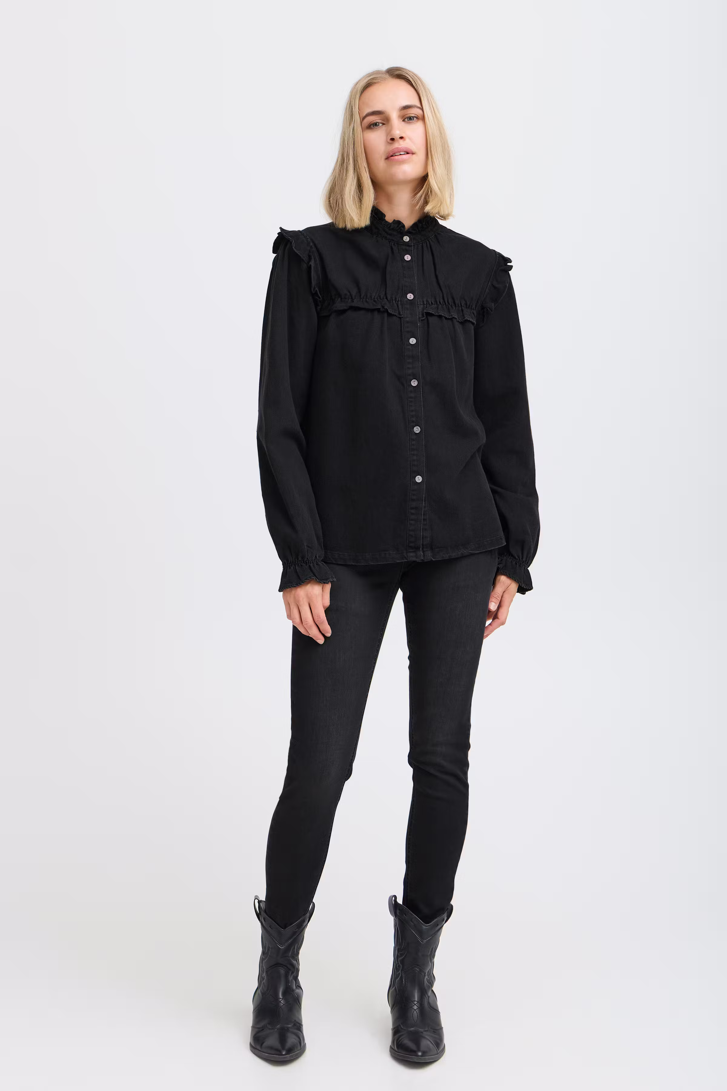 PZMALIA Skjorte LOOKBOOK FRONT 50208398-200004