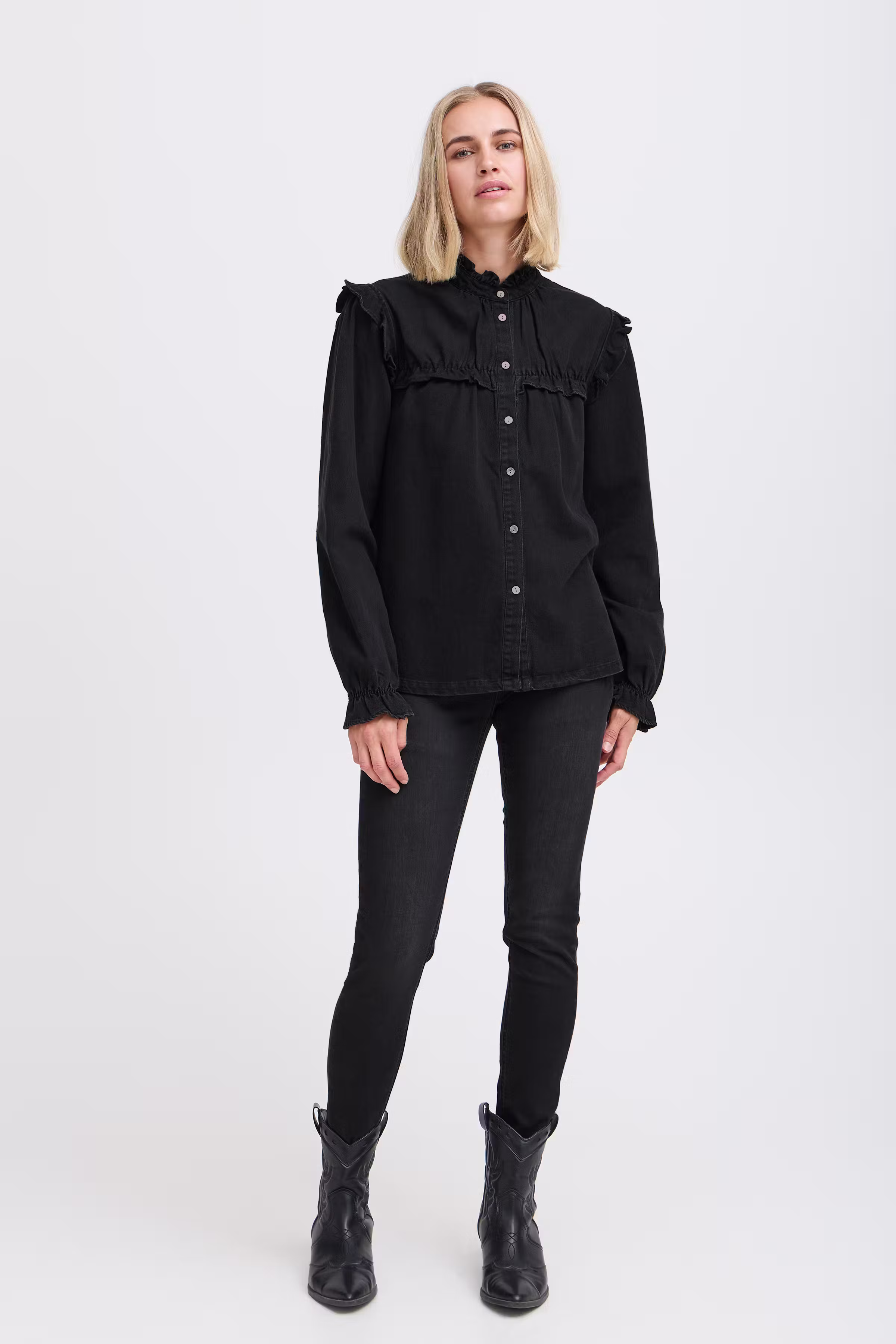 PZMALIA Skjorte LOOKBOOK FRONT 50208398-200004