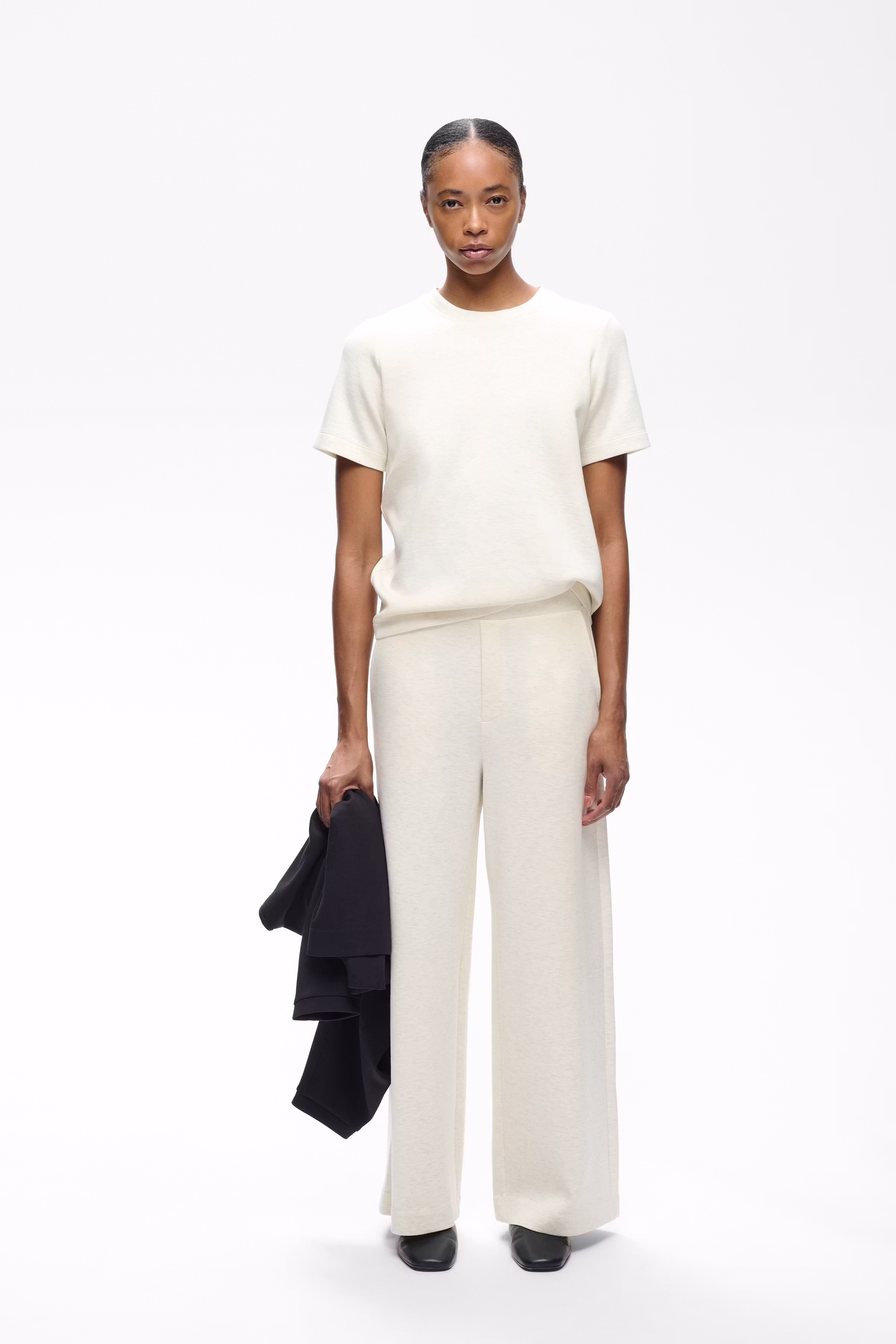 VincentIW Melange Karmen T-shirt LOOKBOOK FRONT 30107053-300597