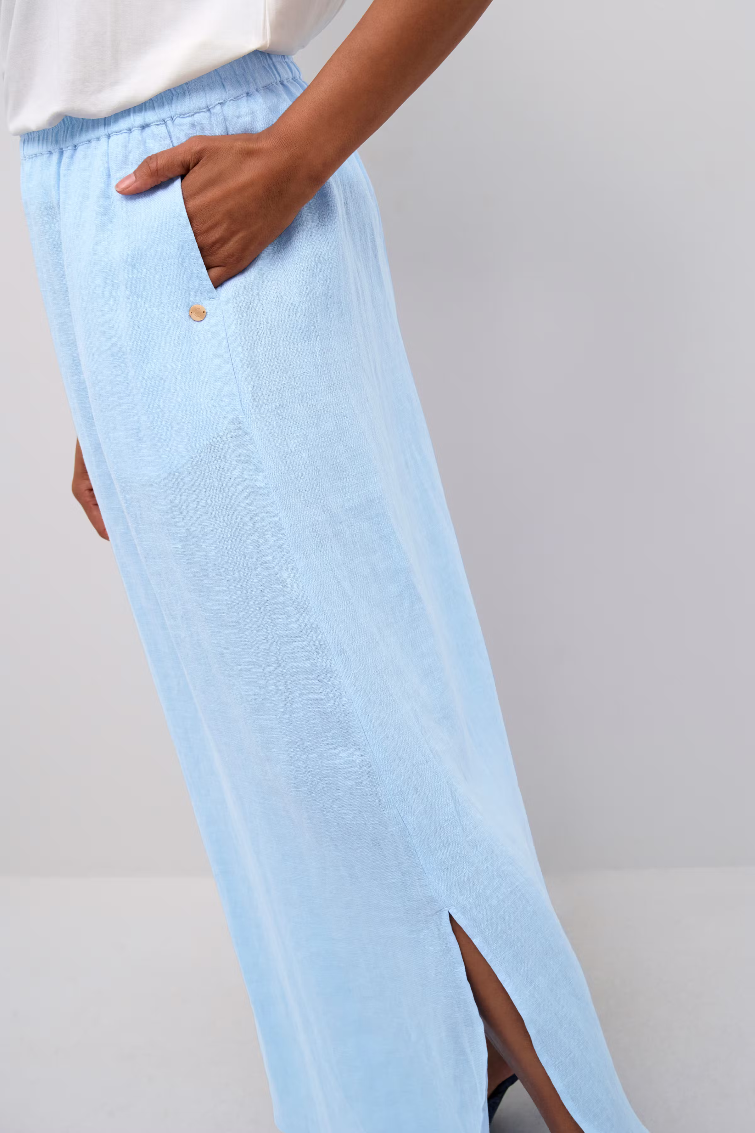 CRBellis Linen skirt LOOKBOOK DETAIL 10612565-1539201