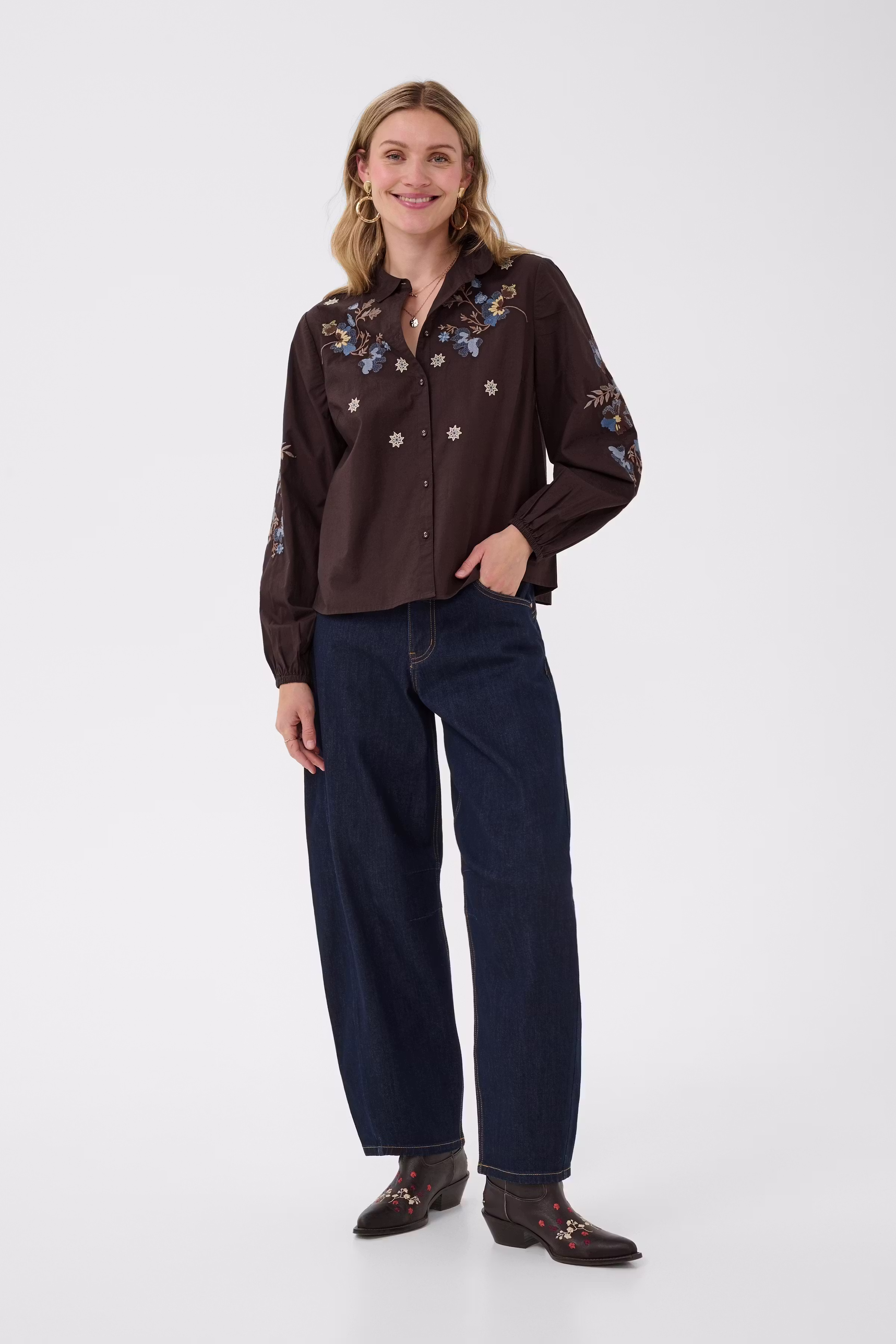 CRPeona Skjorte LOOKBOOK FRONT 10615302-191016