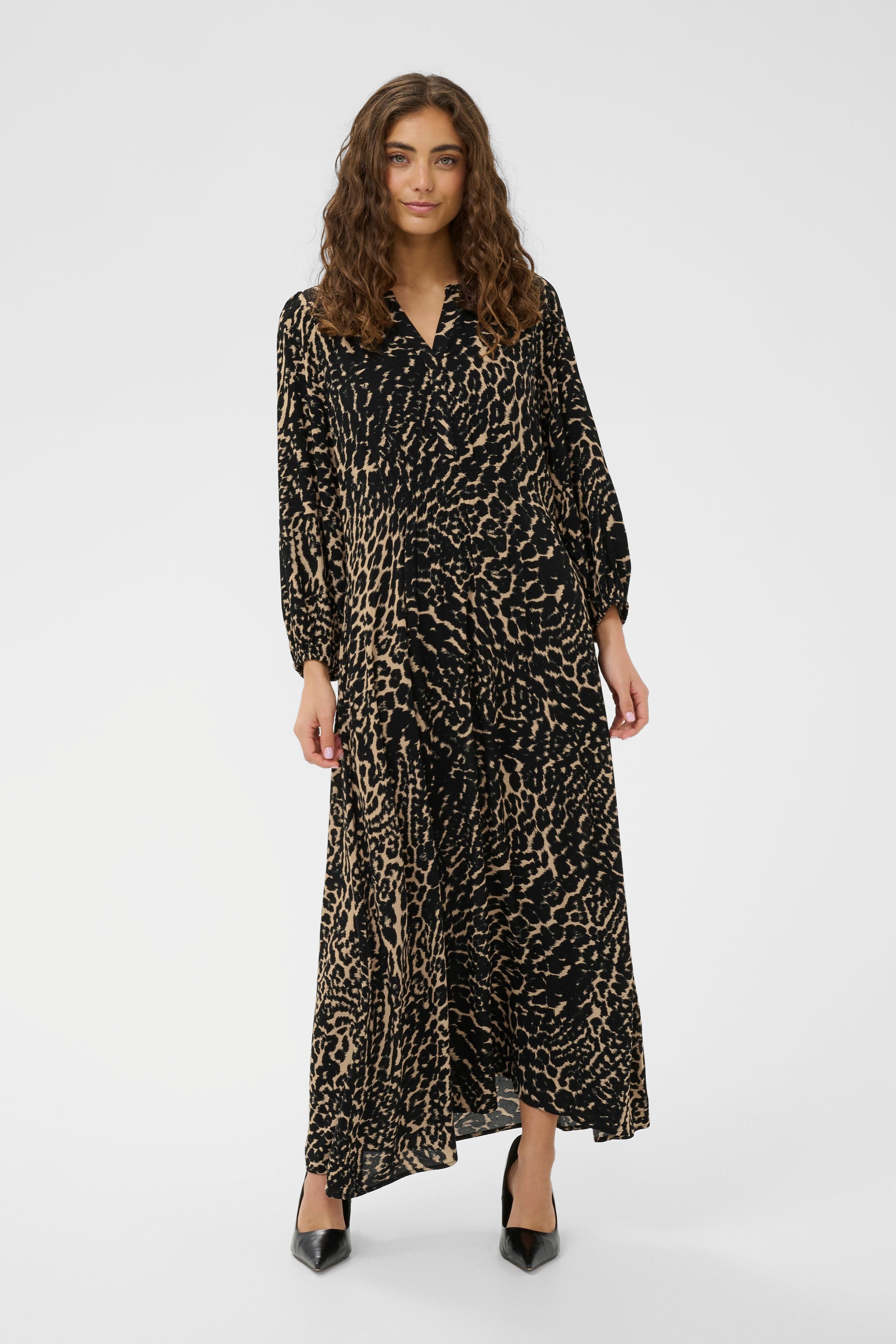 CUando Leopard Kjole LOOKBOOK FRONT 50110823-106133