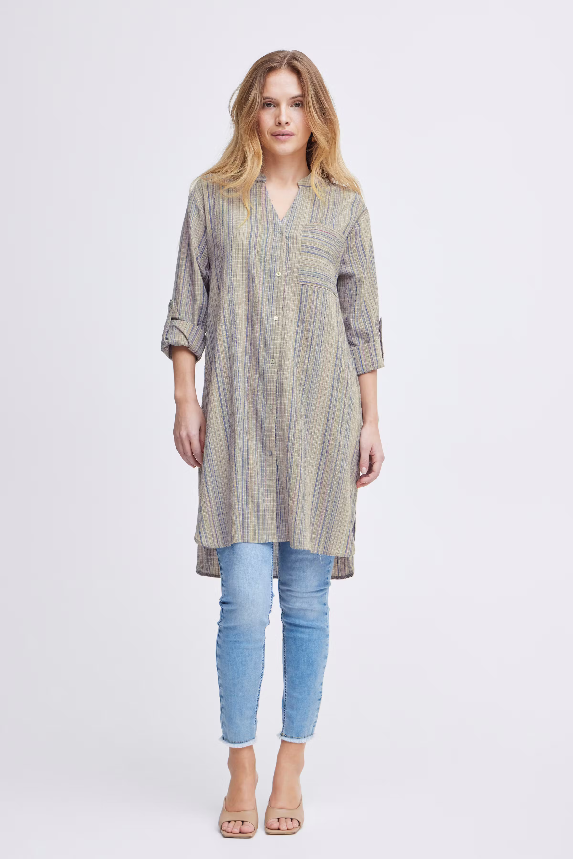 PXSHELLY Skjorte LOOKBOOK FRONT 50208555-203908