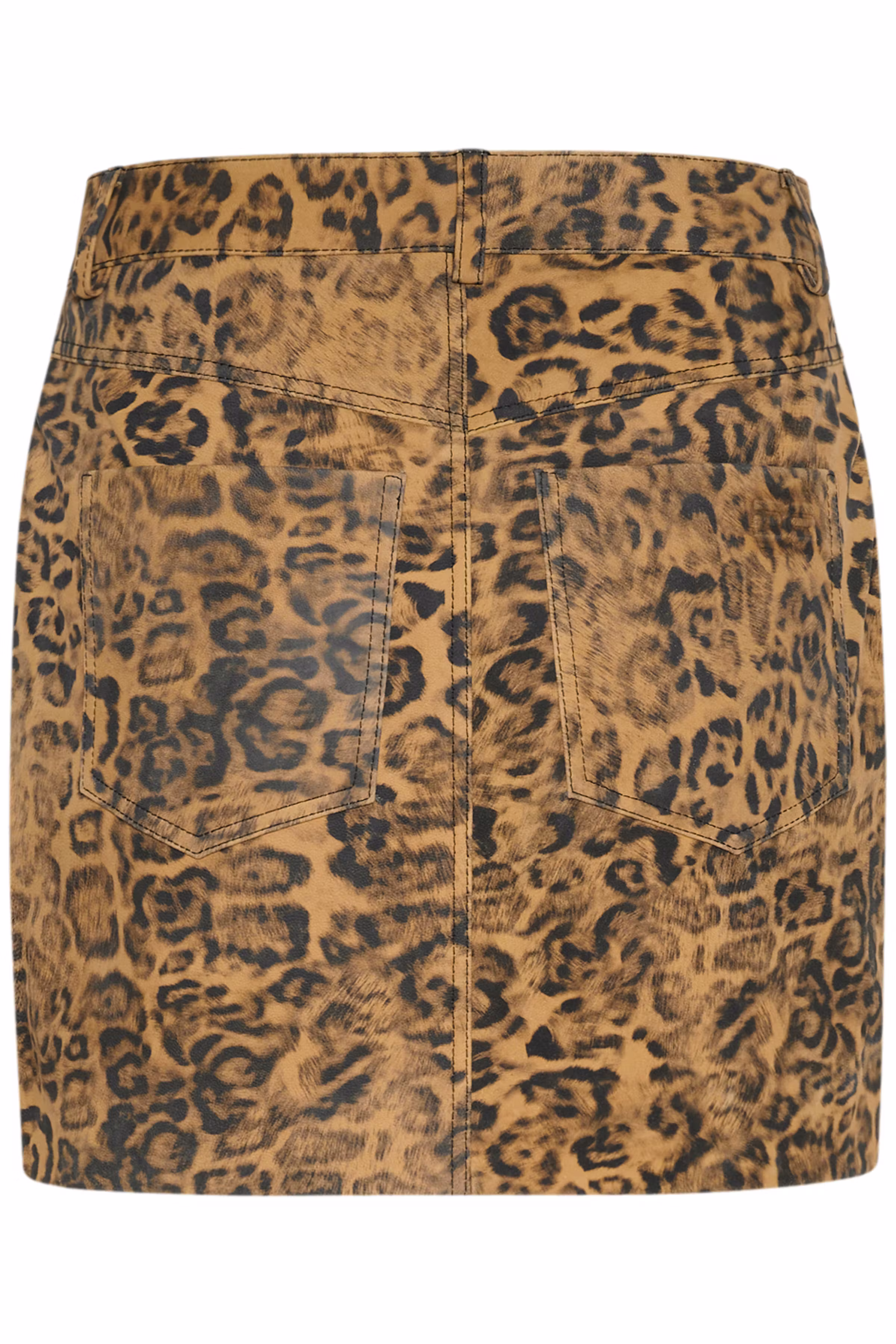 GZleane Leather skirt PACK BACK 10910458-107257