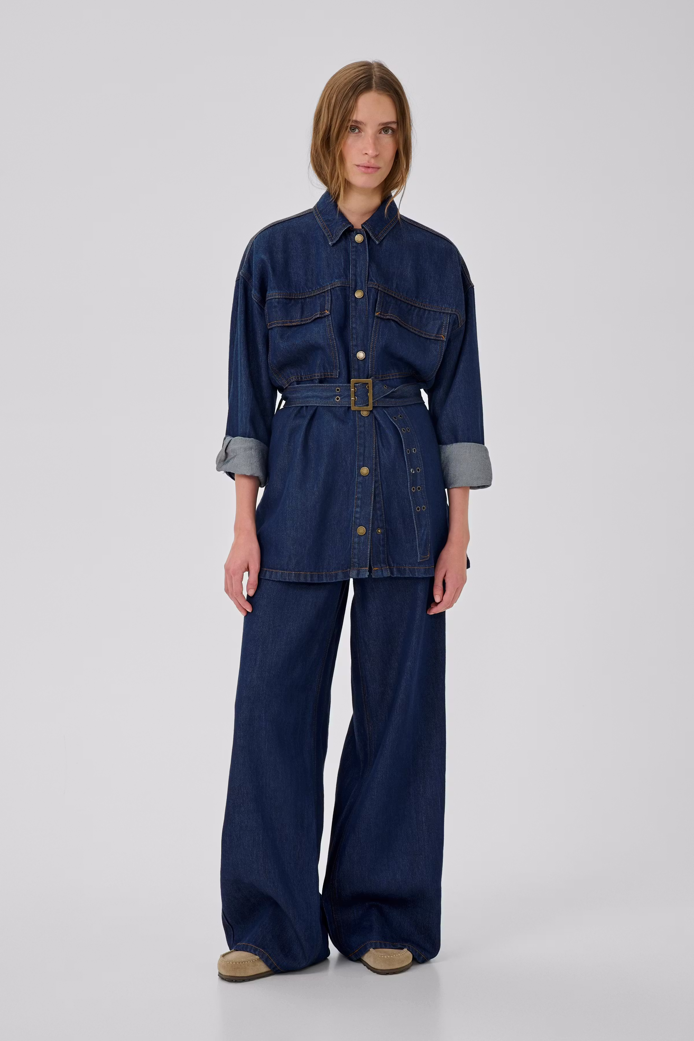 MWNessie Denimskjorte LOOKBOOK FRONT 10705491-100067