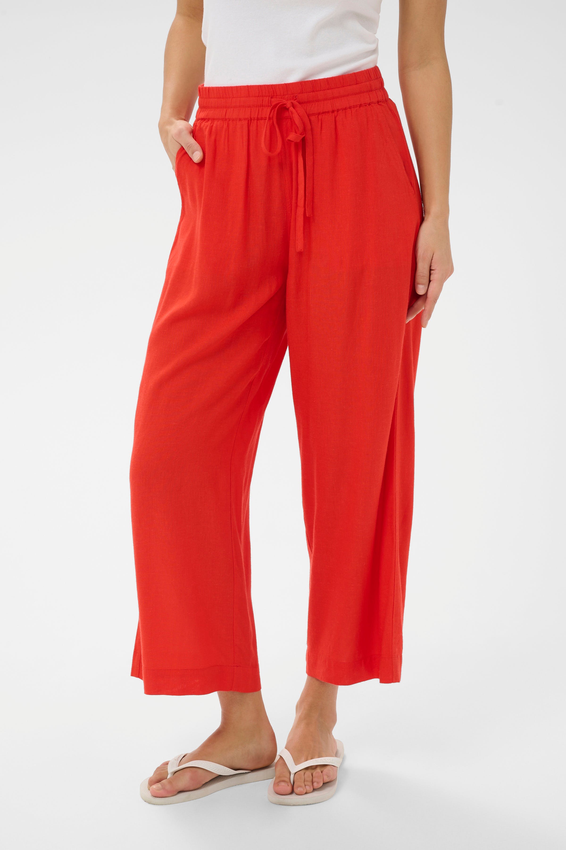 KAmilia Pantalon en Lin LOOKBOOK FRONT 10509666-171664