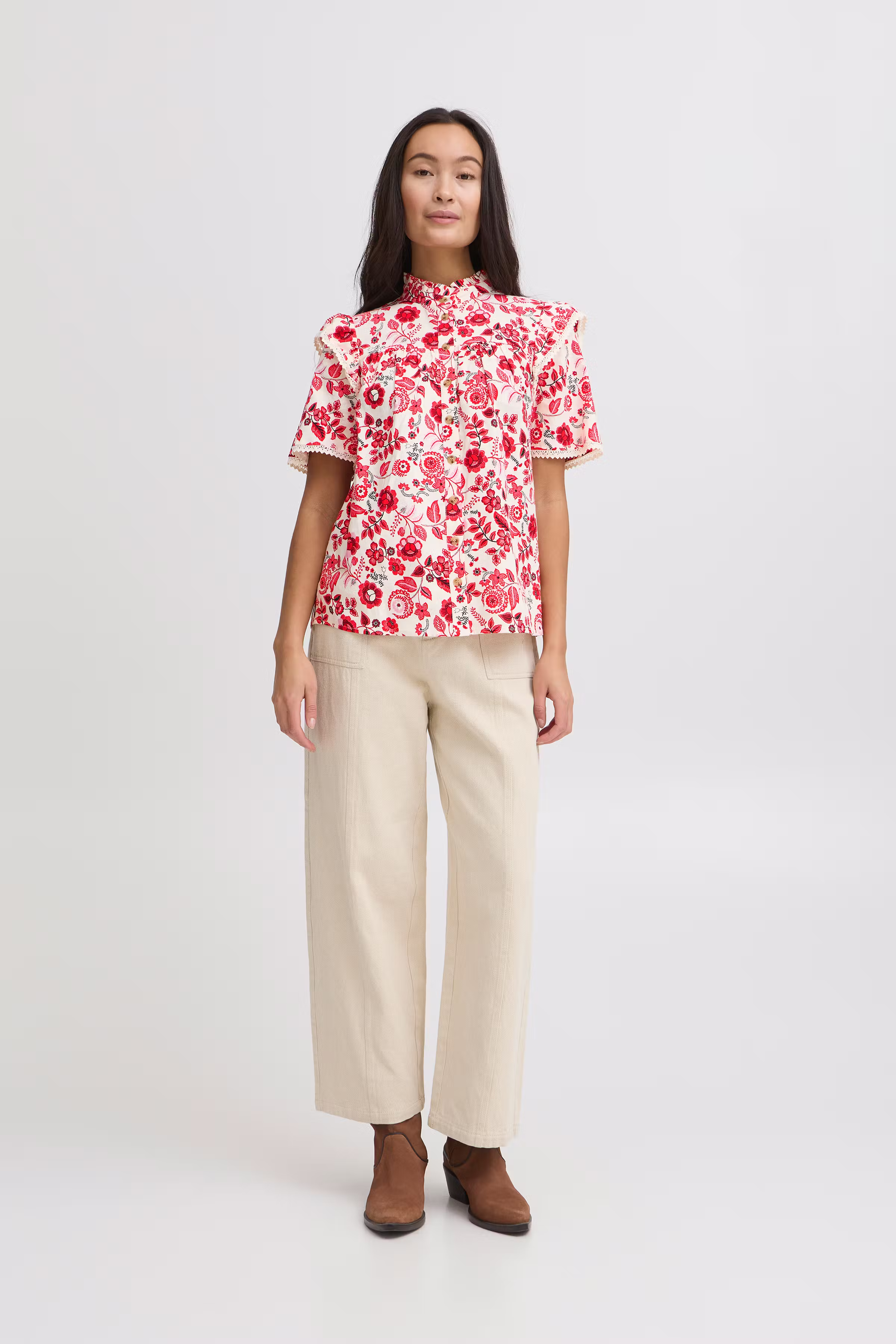 IRANNA Overhemd met lang mouwen LOOKBOOK FRONT 20122623-130905