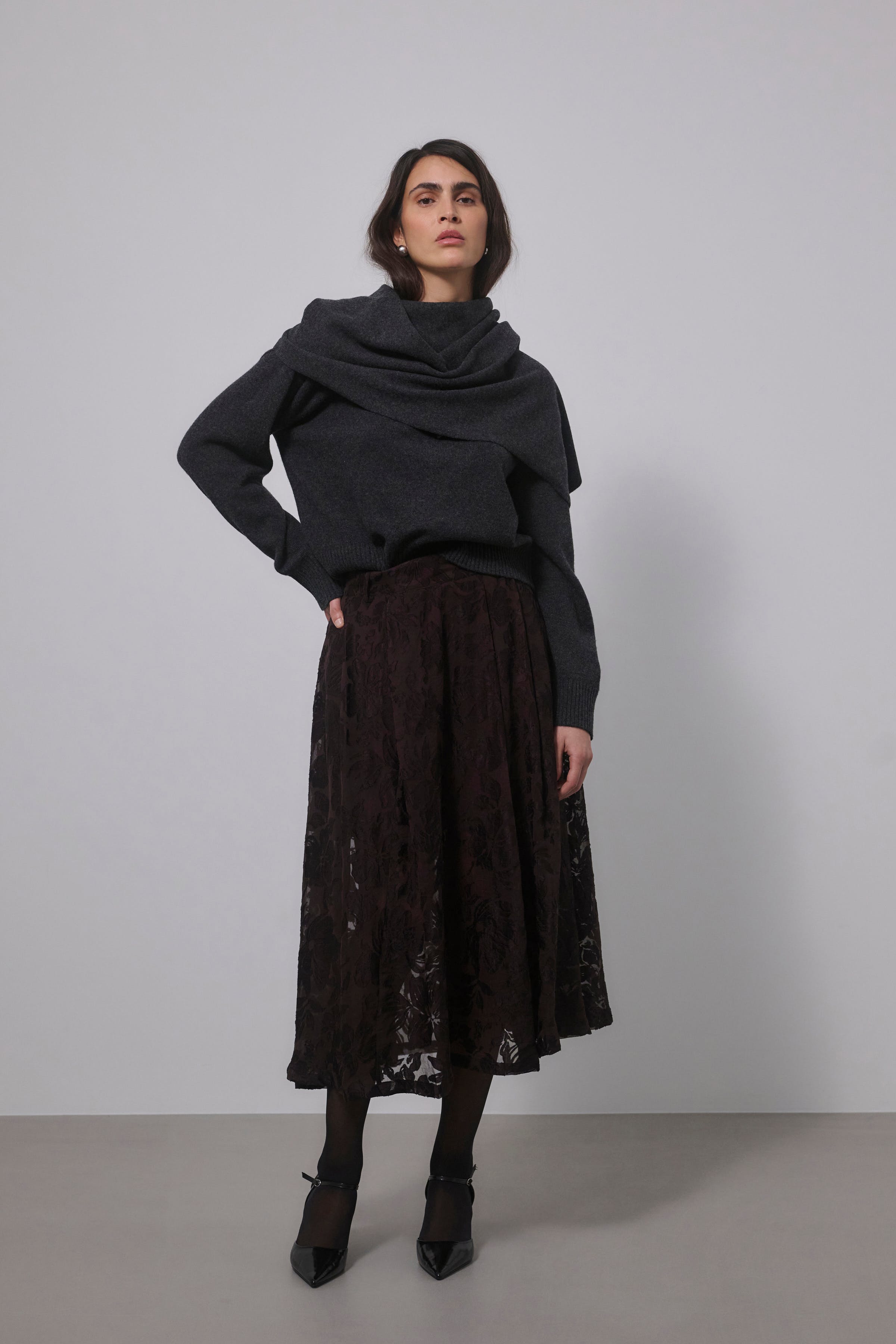 MWTracy Knitted sweater in 100% wool LOCATION NONE 10705759-100379