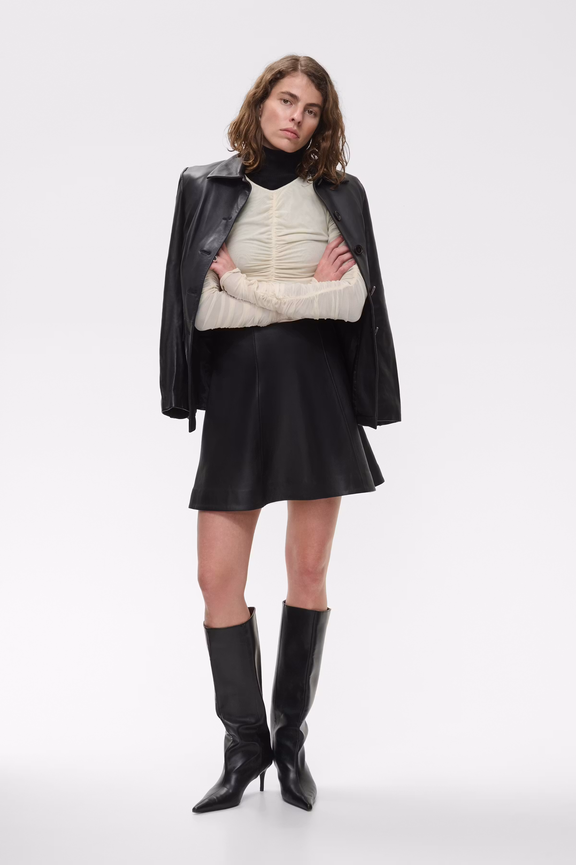 IOFatou Blouse LOOKBOOK FRONT 30600080-WH011