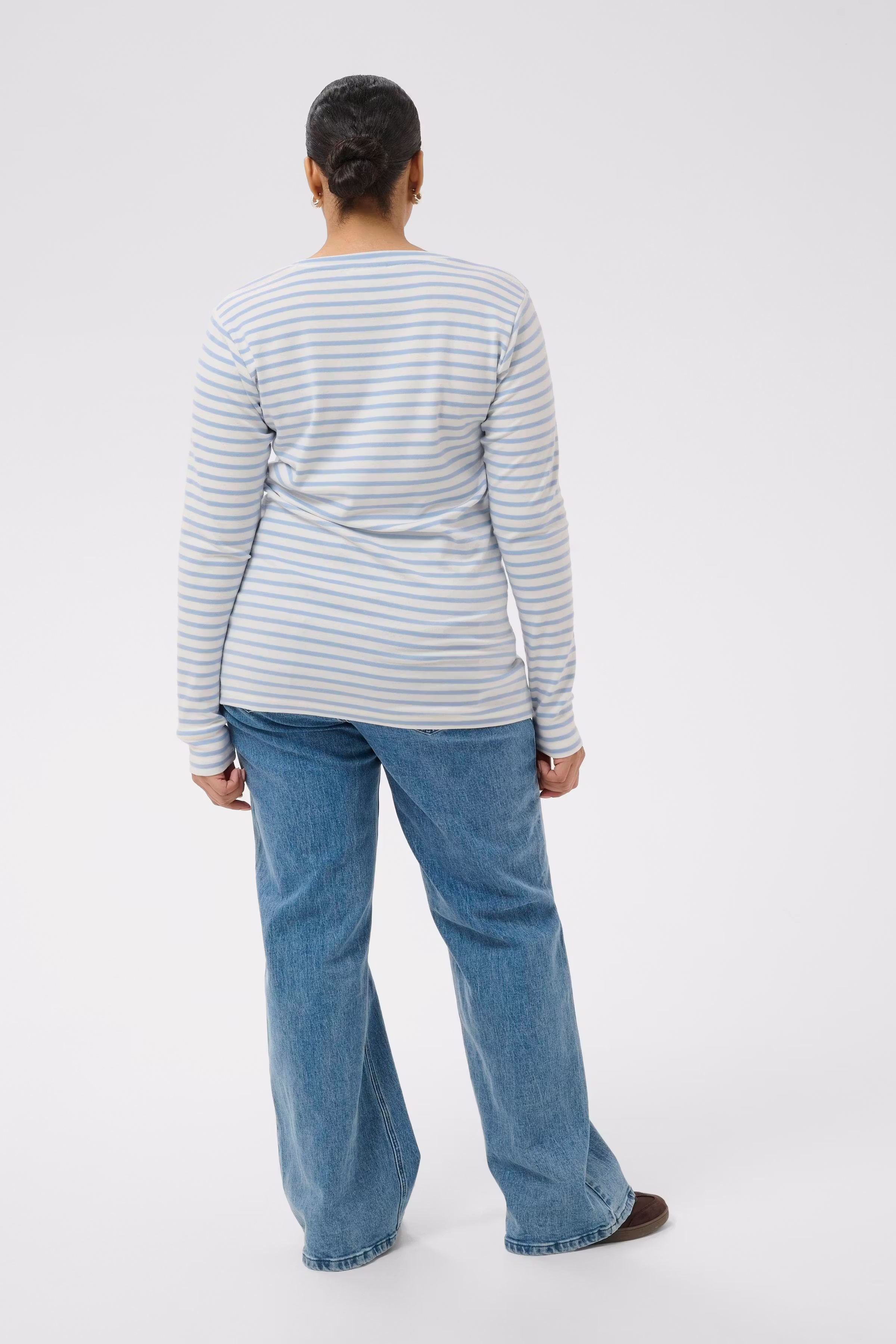 KClia Stribet Langærmet T-shirt LOOKBOOK BACK 10580179-110093
