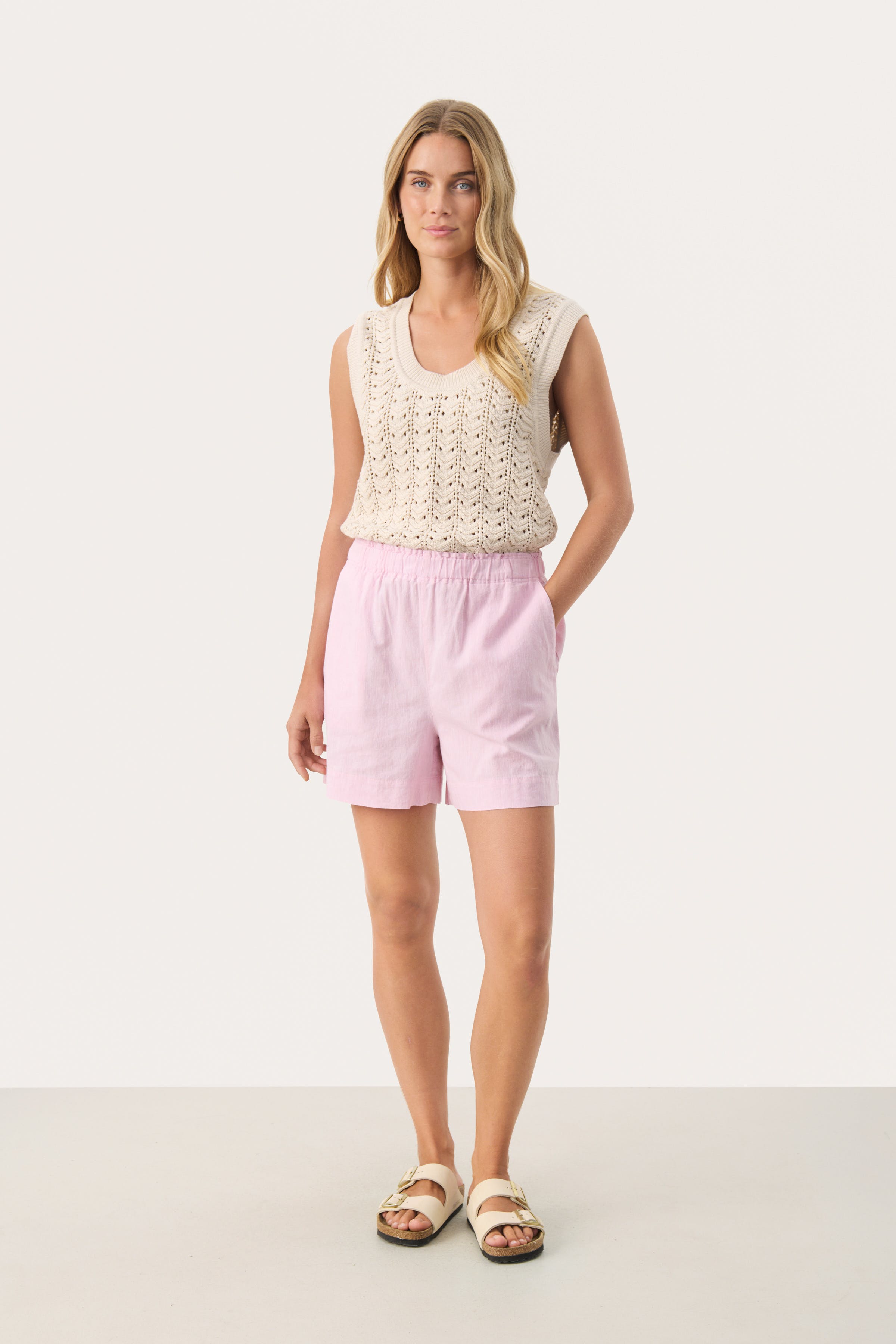 RiggePW Linnen Shorts LOOKBOOK FRONT 30309618-303753