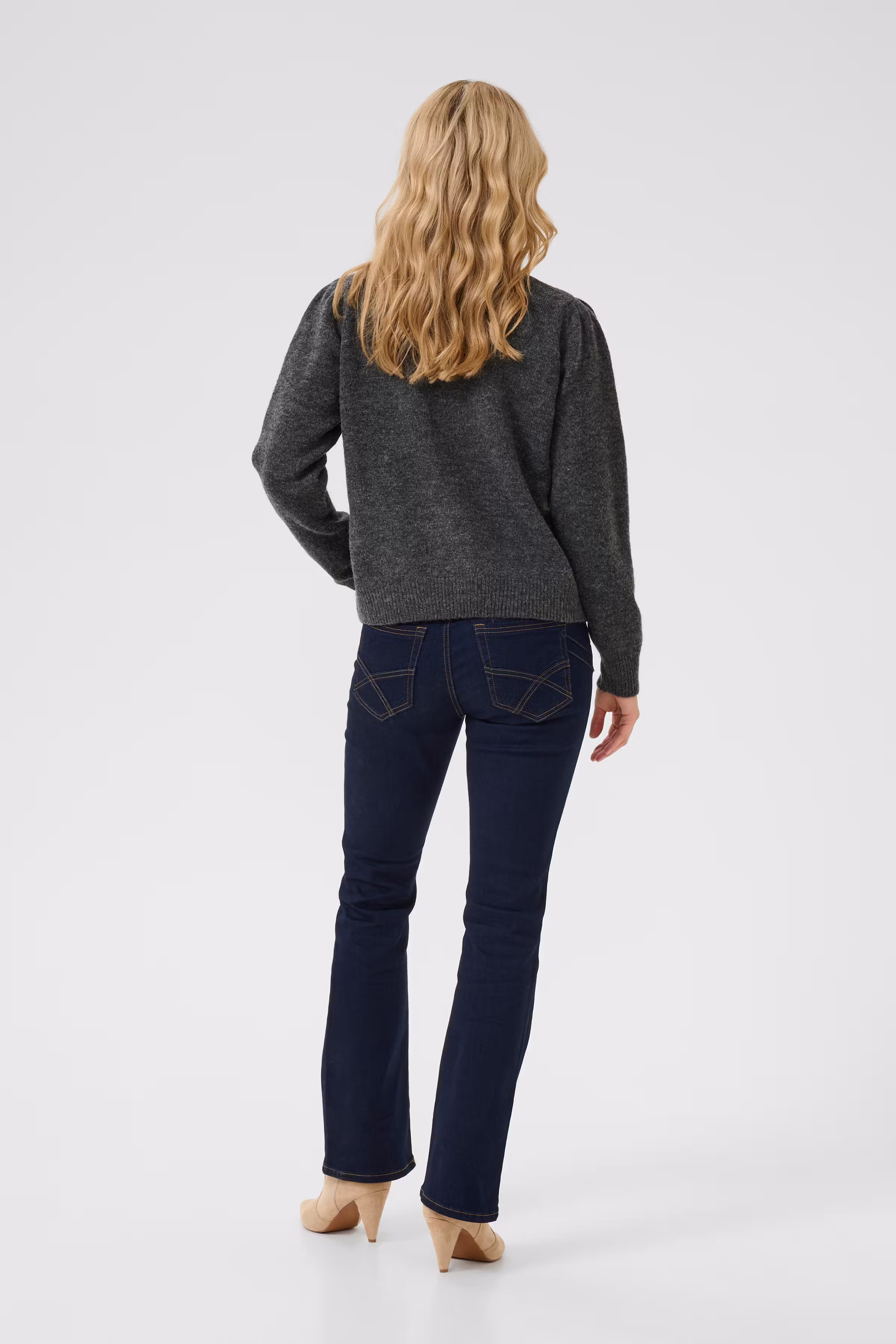 CRThora Striktrøje LOOKBOOK BACK 10613043-101156