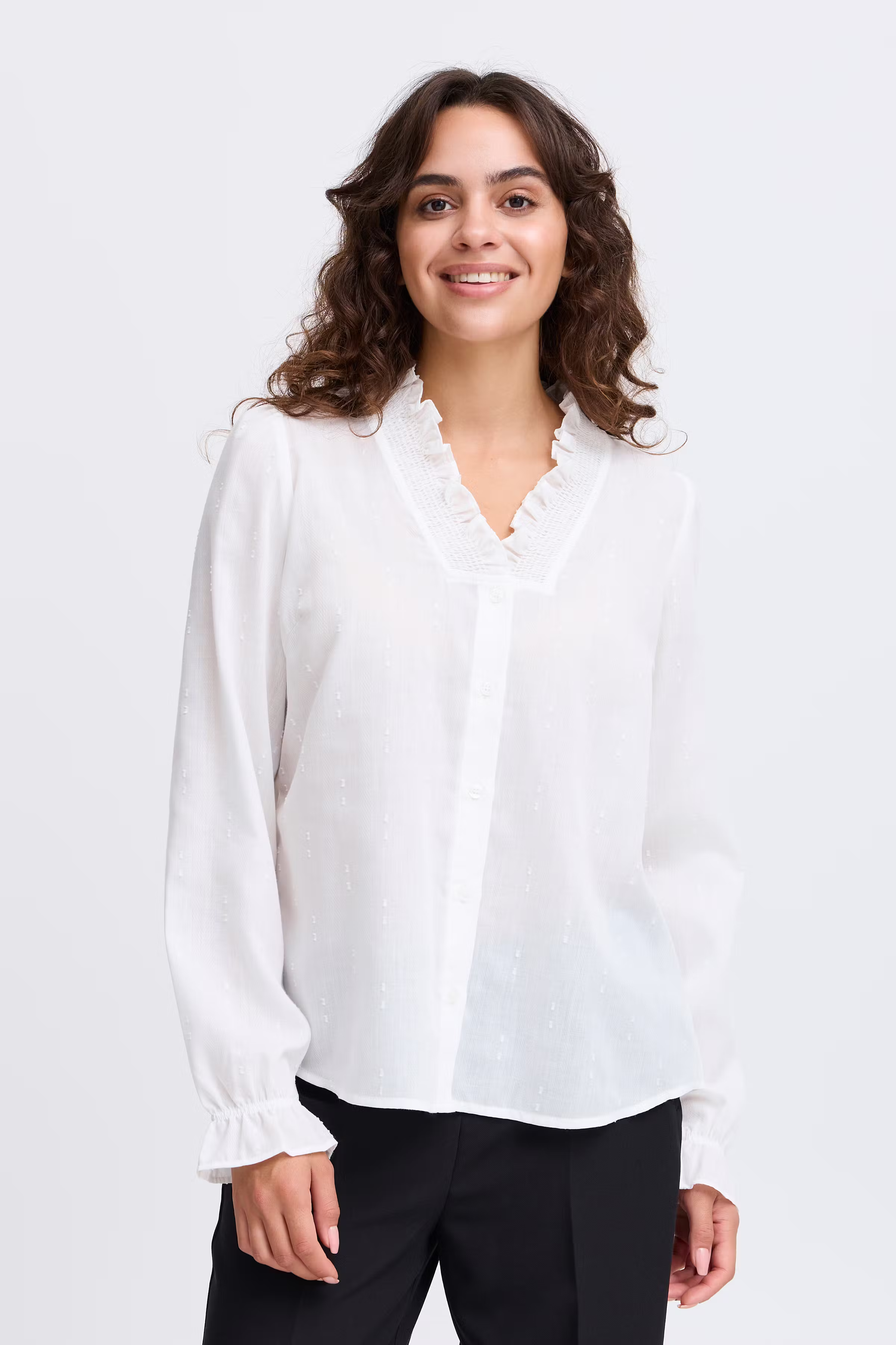 FRPOPLA SH 1 Long sleeved shirt LOOKBOOK FRONT 20615227-114800