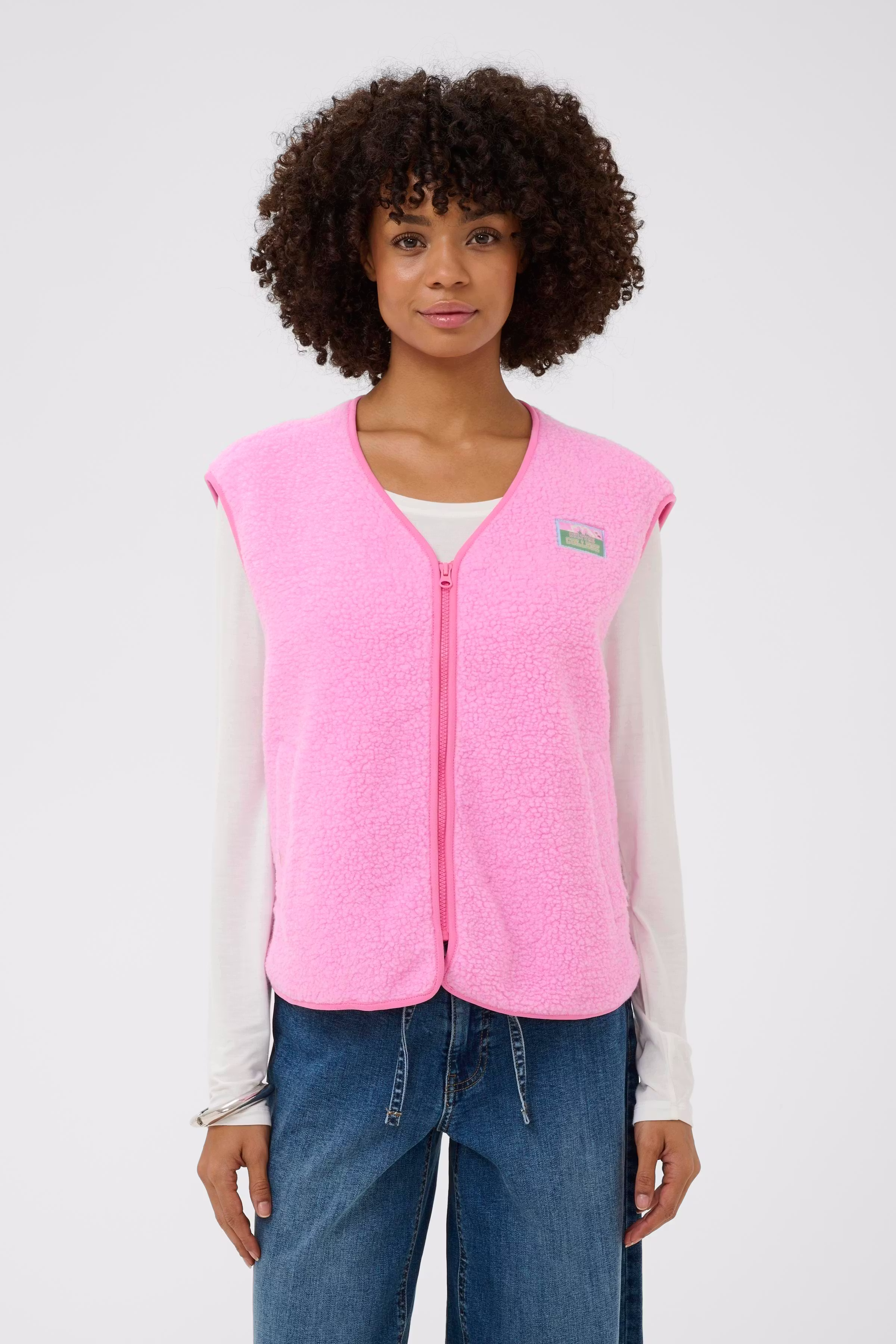 CUcatina teddy gilet LOOKBOOK FRONT 50112701-152215