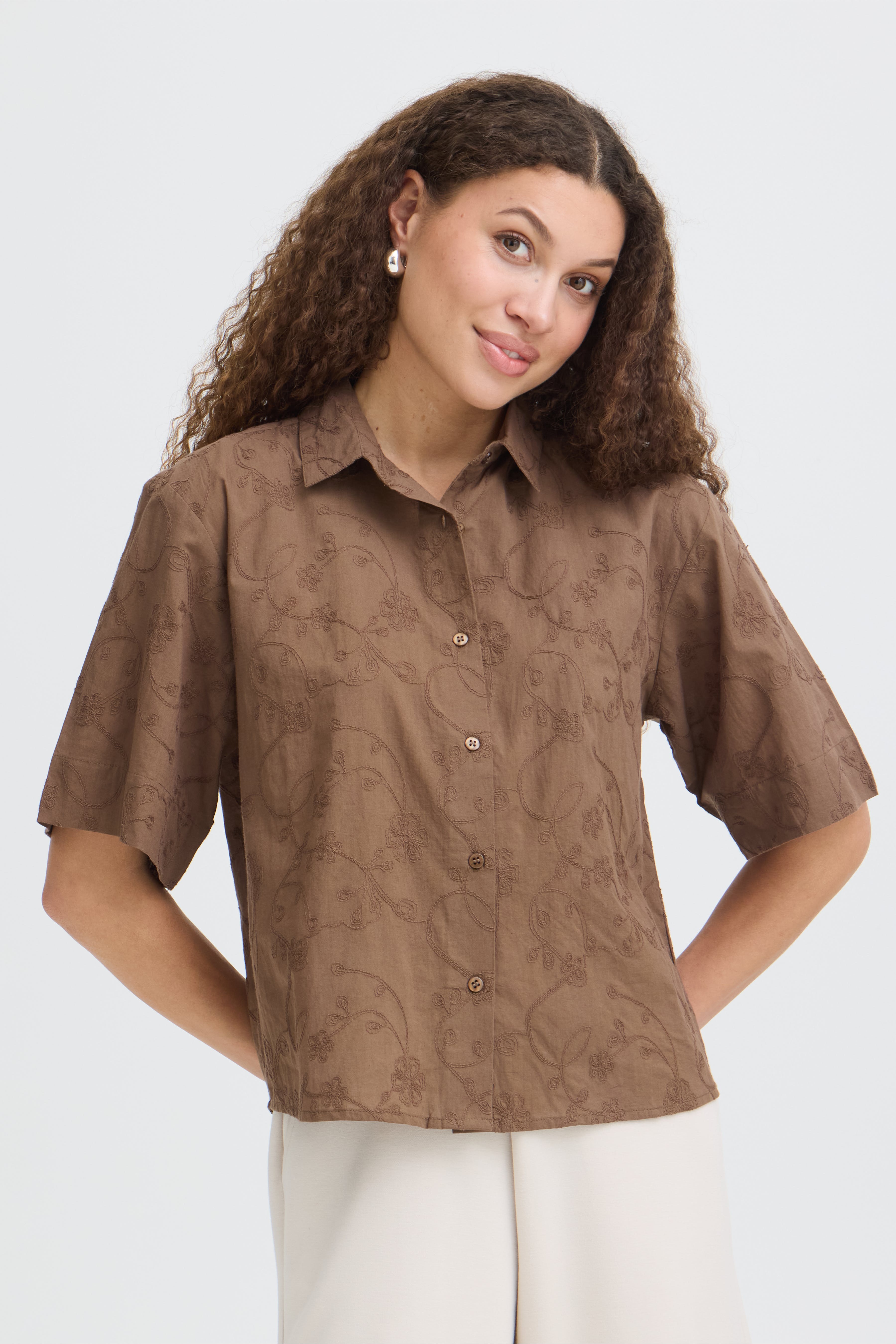 FREMMY Skjorte LOOKBOOK FRONT 20617802-900007543