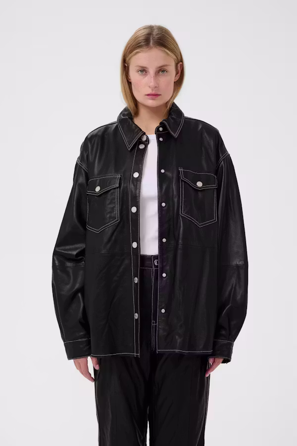 GZmargo Leather shirt LOOKBOOK FRONT 10910862-100017