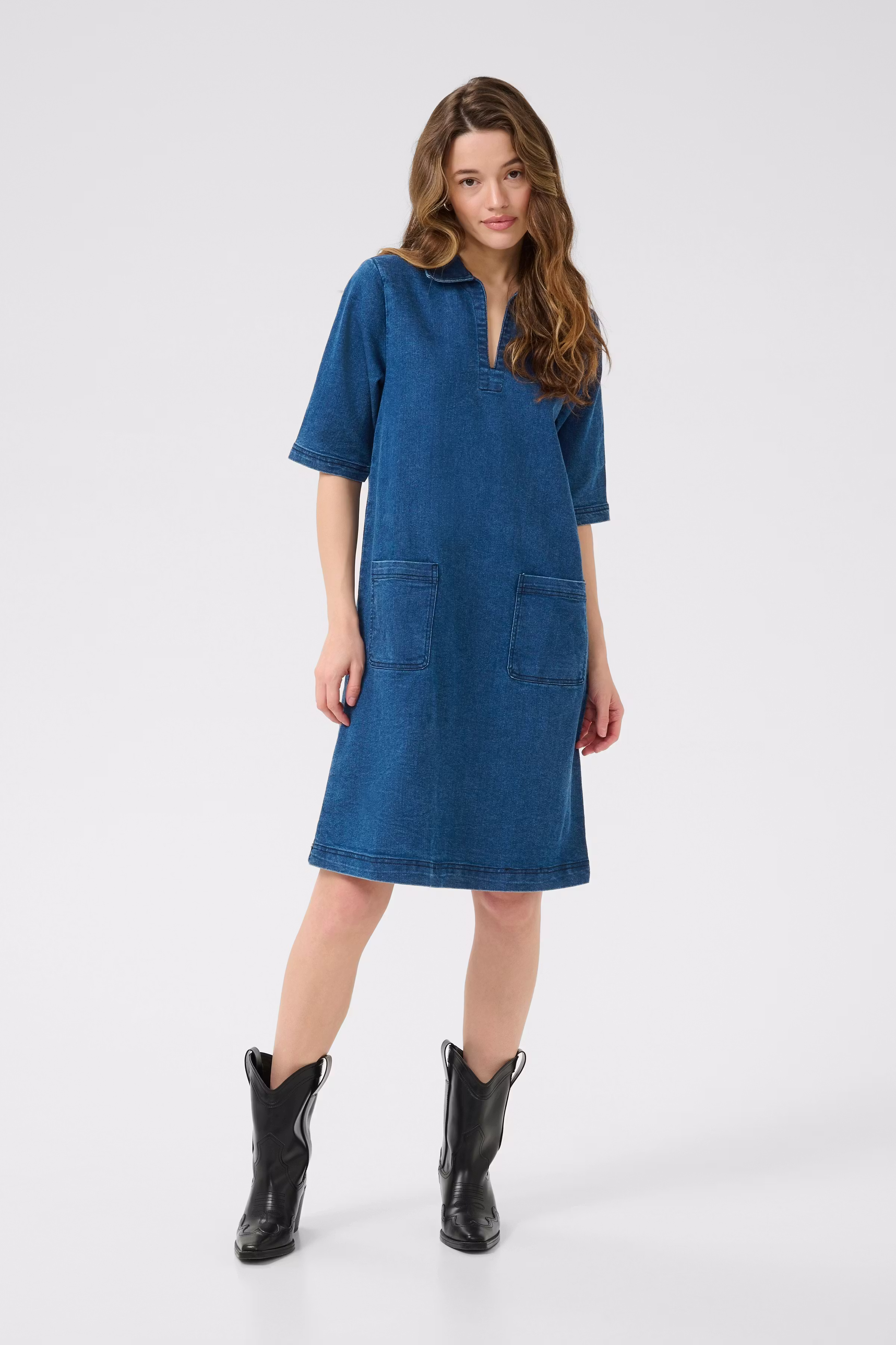 KAlauren Denim Dress LOOKBOOK FRONT 10510361-108216