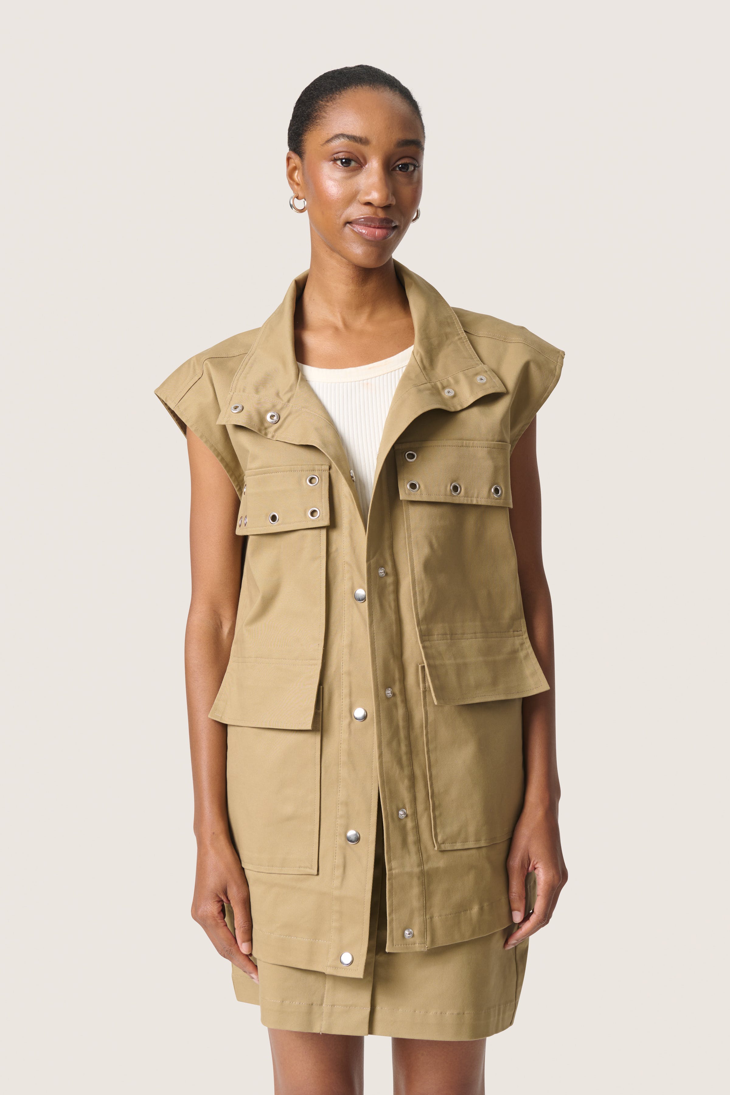 SLZandria Waistcoat LOOKBOOK FRONT 30408110-171019