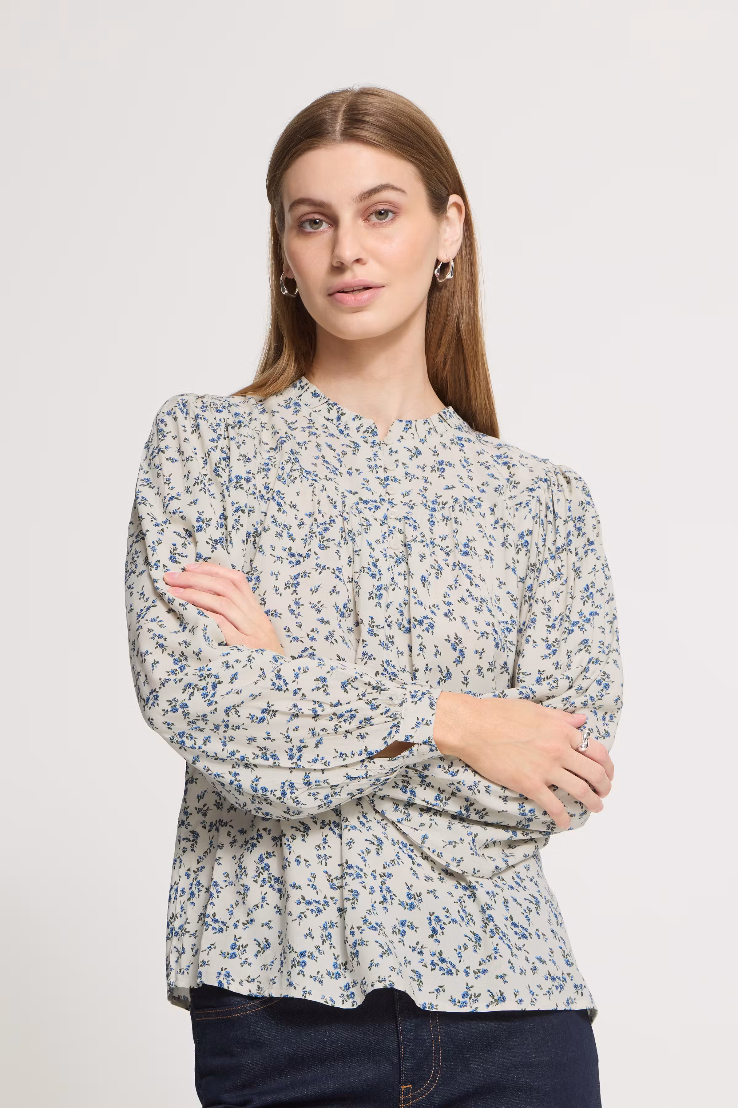 IHVERA Bluse LOOKBOOK FRONT 20126348-900009384