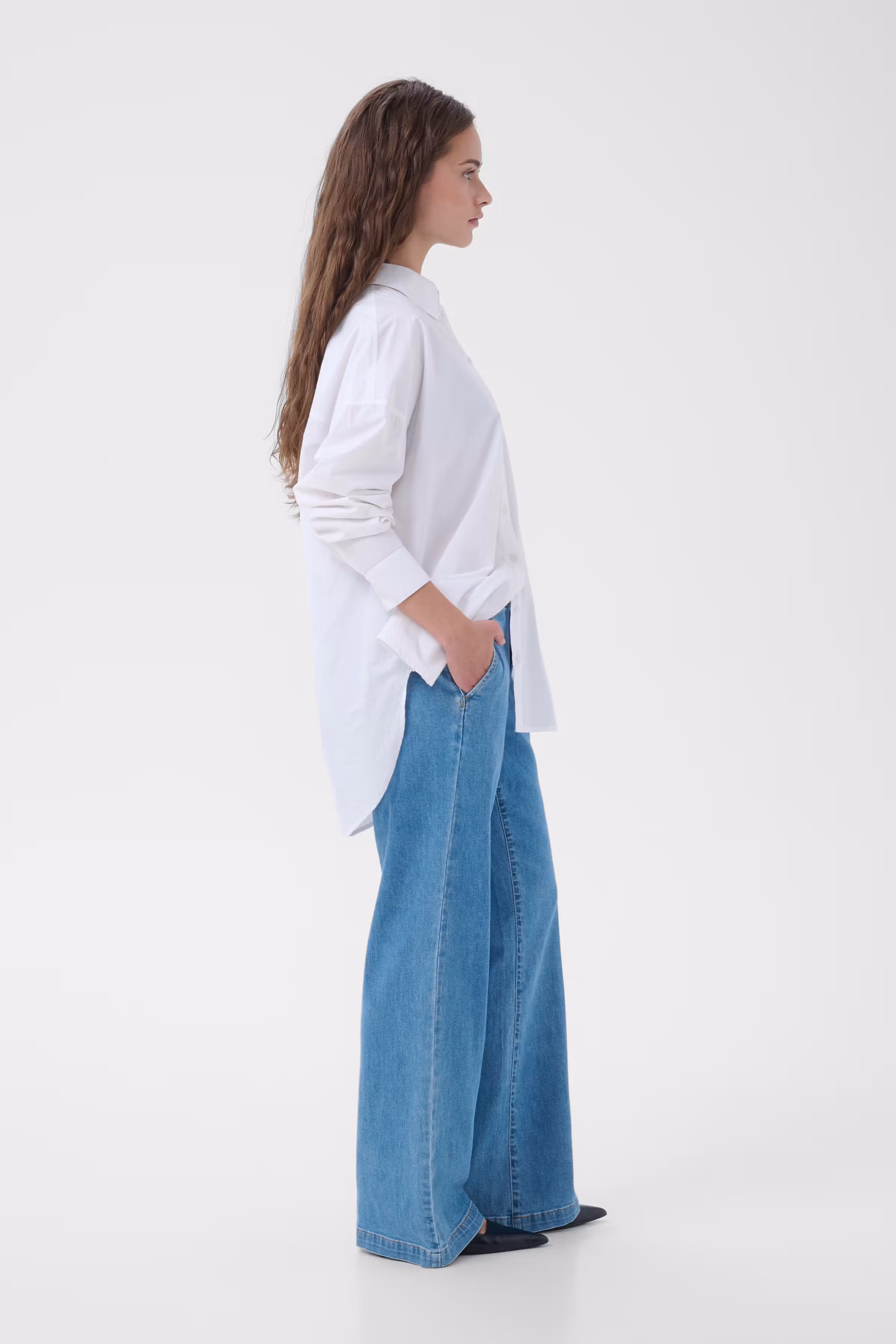 JEANS WIDE 30 THE LARA 115 LOOKBOOK DETAIL 10705210-100053