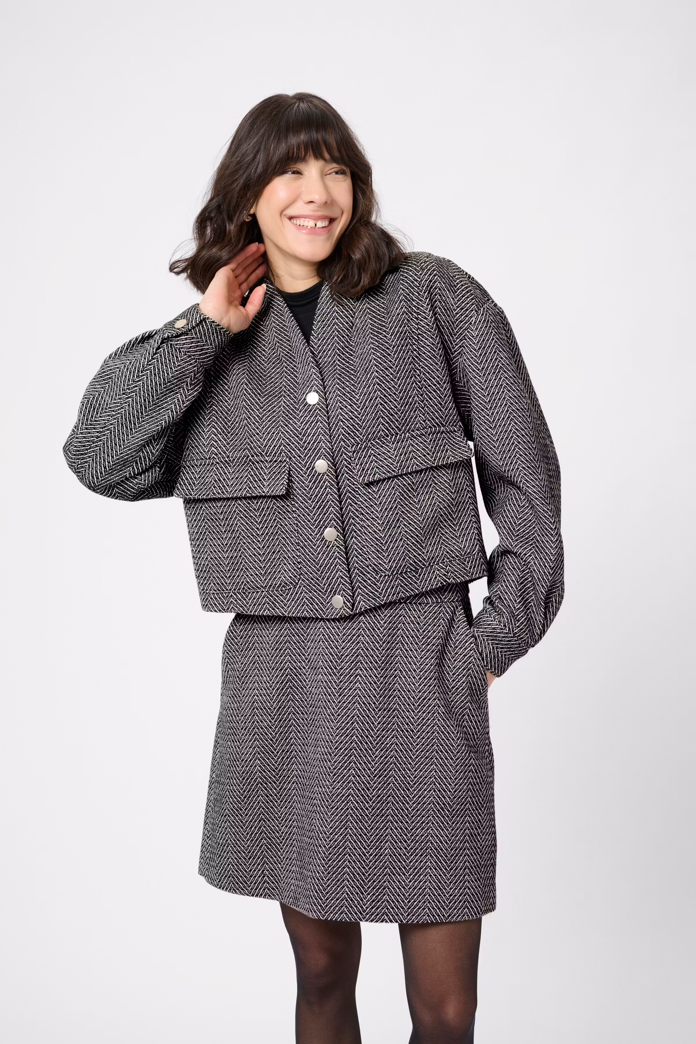 KAvalentina Casual jakke LOOKBOOK FRONT 10510850-108565