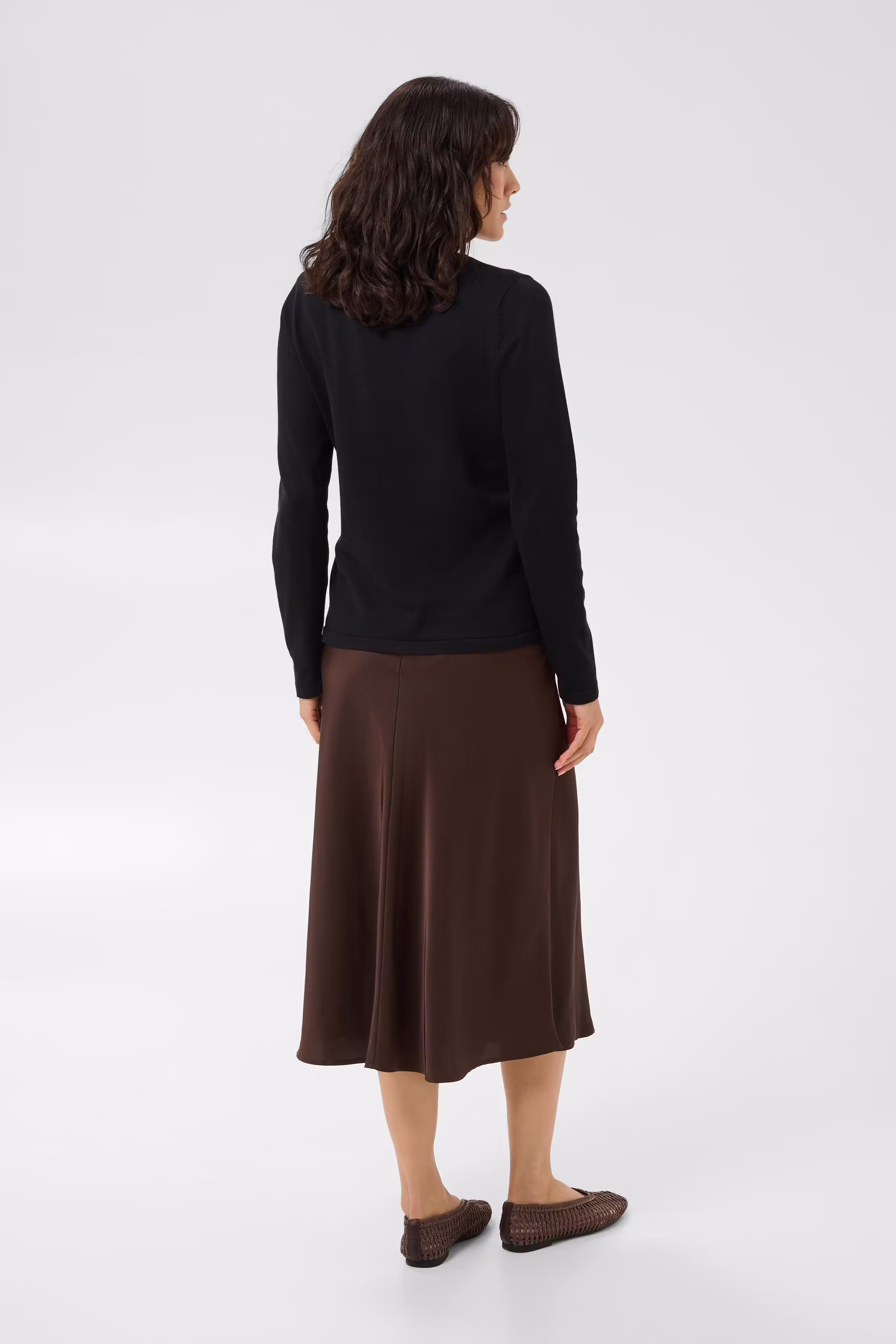 MilaSZ R-Neck Cardigan LOOKBOOK BACK 30500005-0001