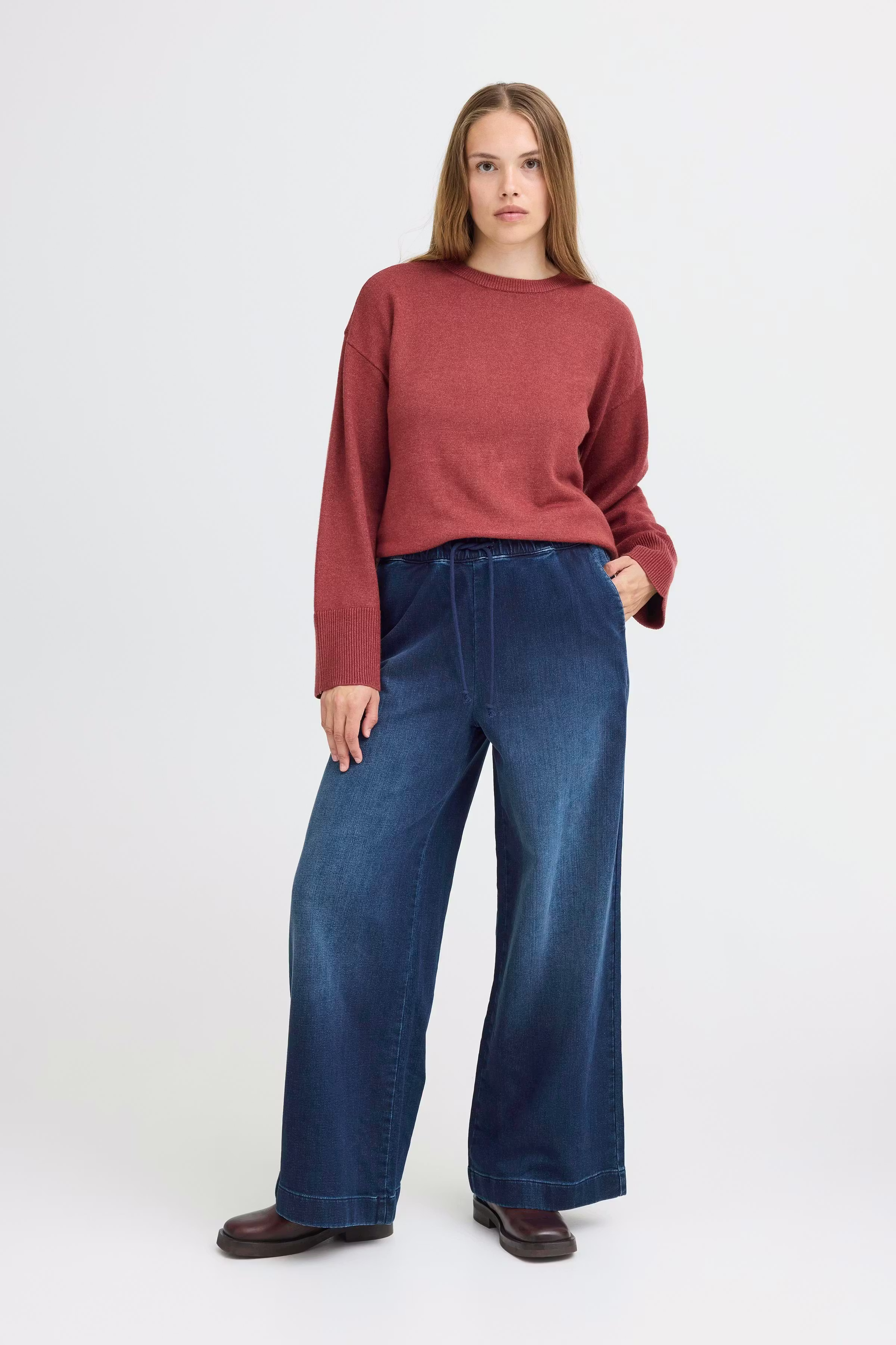 PZRAVEN High Waist Bukser LOOKBOOK FRONT 50209118-200002