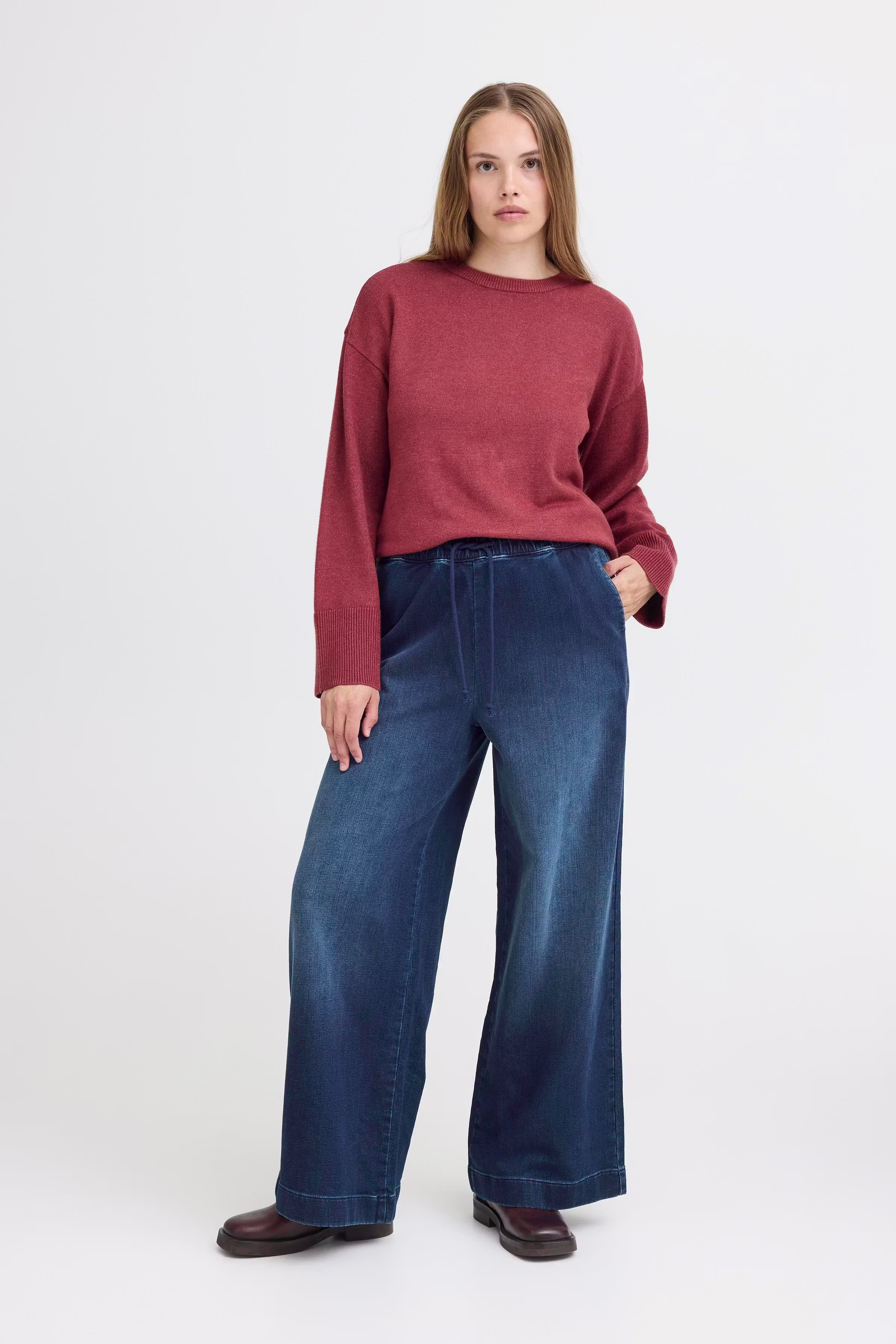 PZRAVEN High Waist Bukser LOOKBOOK FRONT 50209118-200002