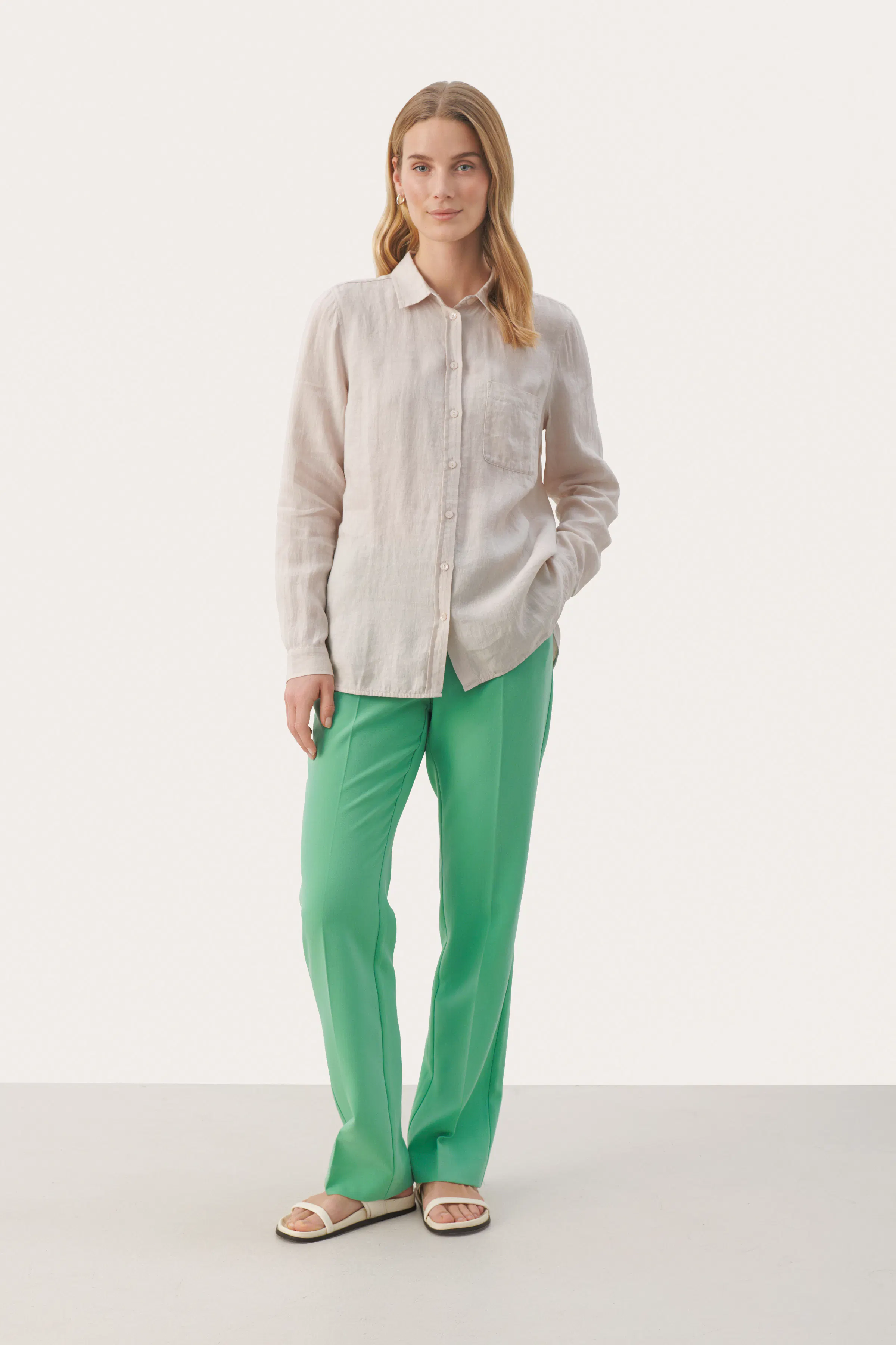 KivasPW Linneskjorta LOOKBOOK FRONT 30306952-130400