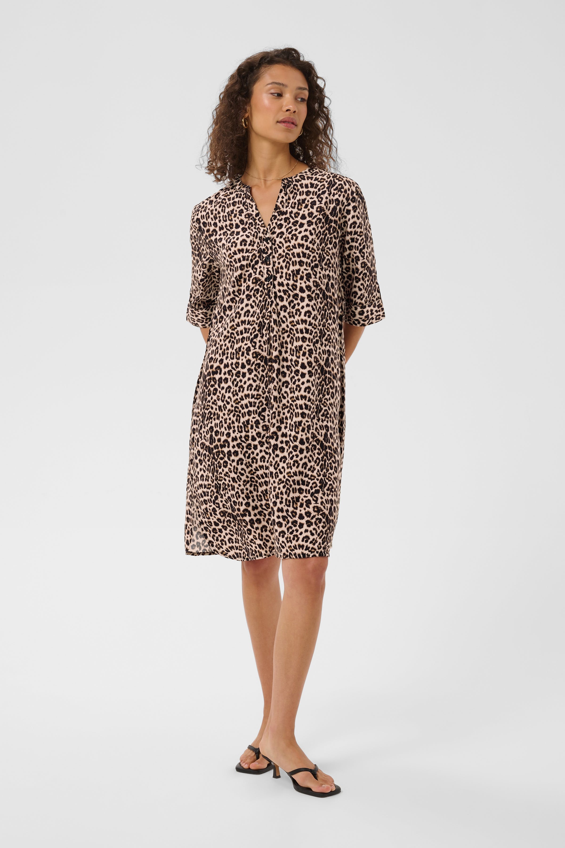CRTiah Leopard kleid LOOKBOOK FRONT 10613379-103779