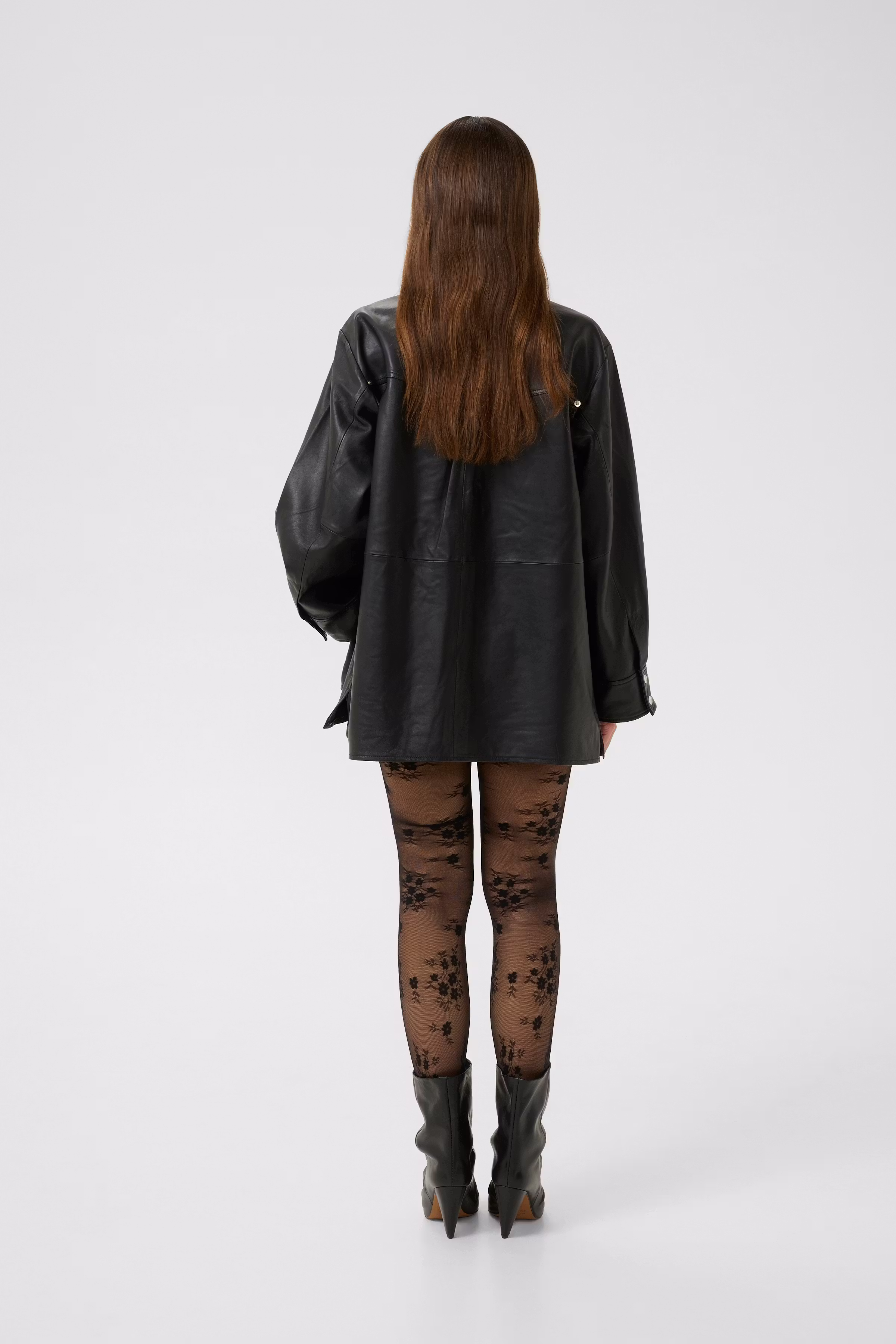 GZmarlie Læderskjorte LOOKBOOK BACK 10910553-100017