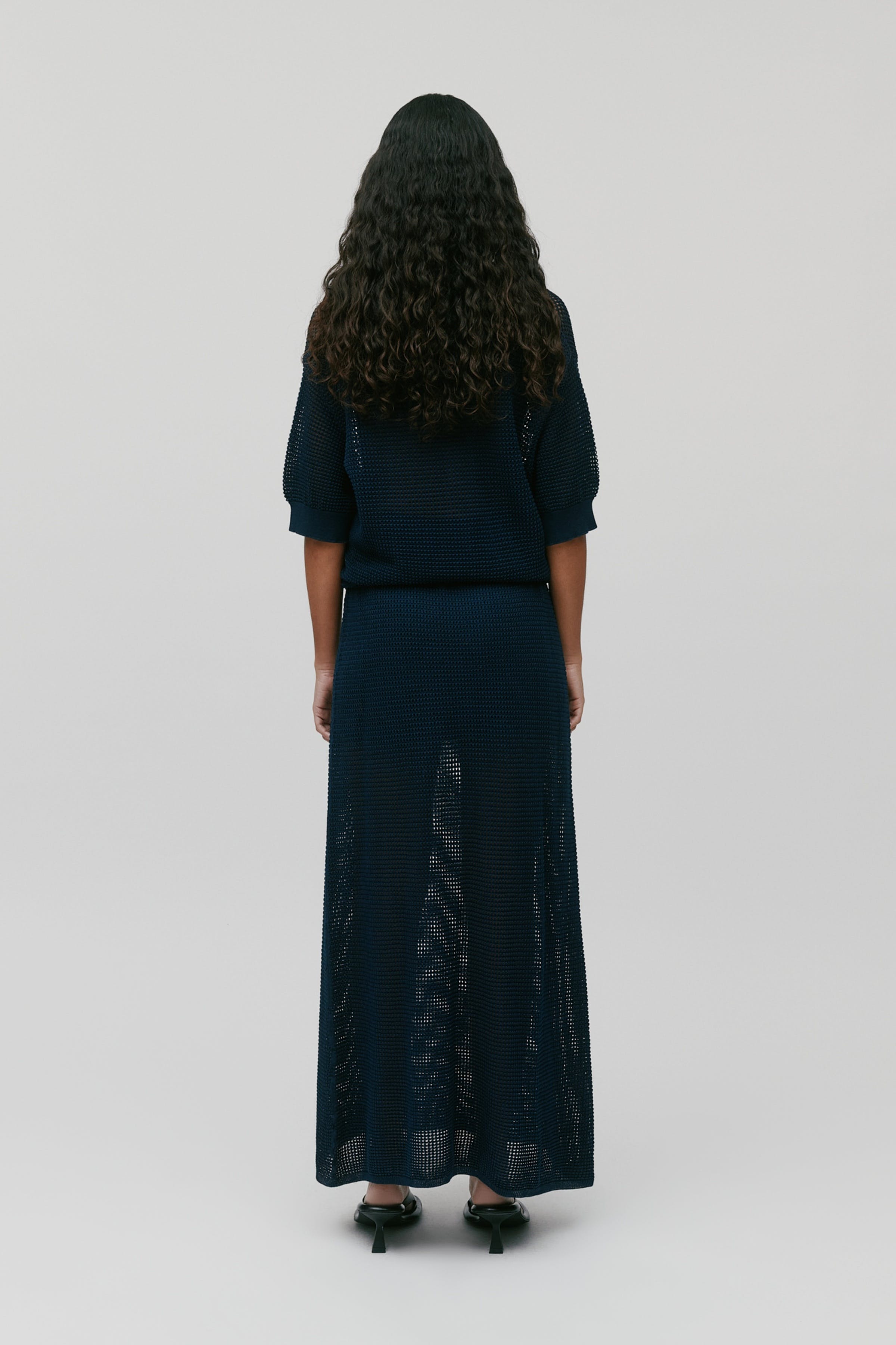 FABRIZIA Skirt LOOKBOOK BACK 30600504-BL900