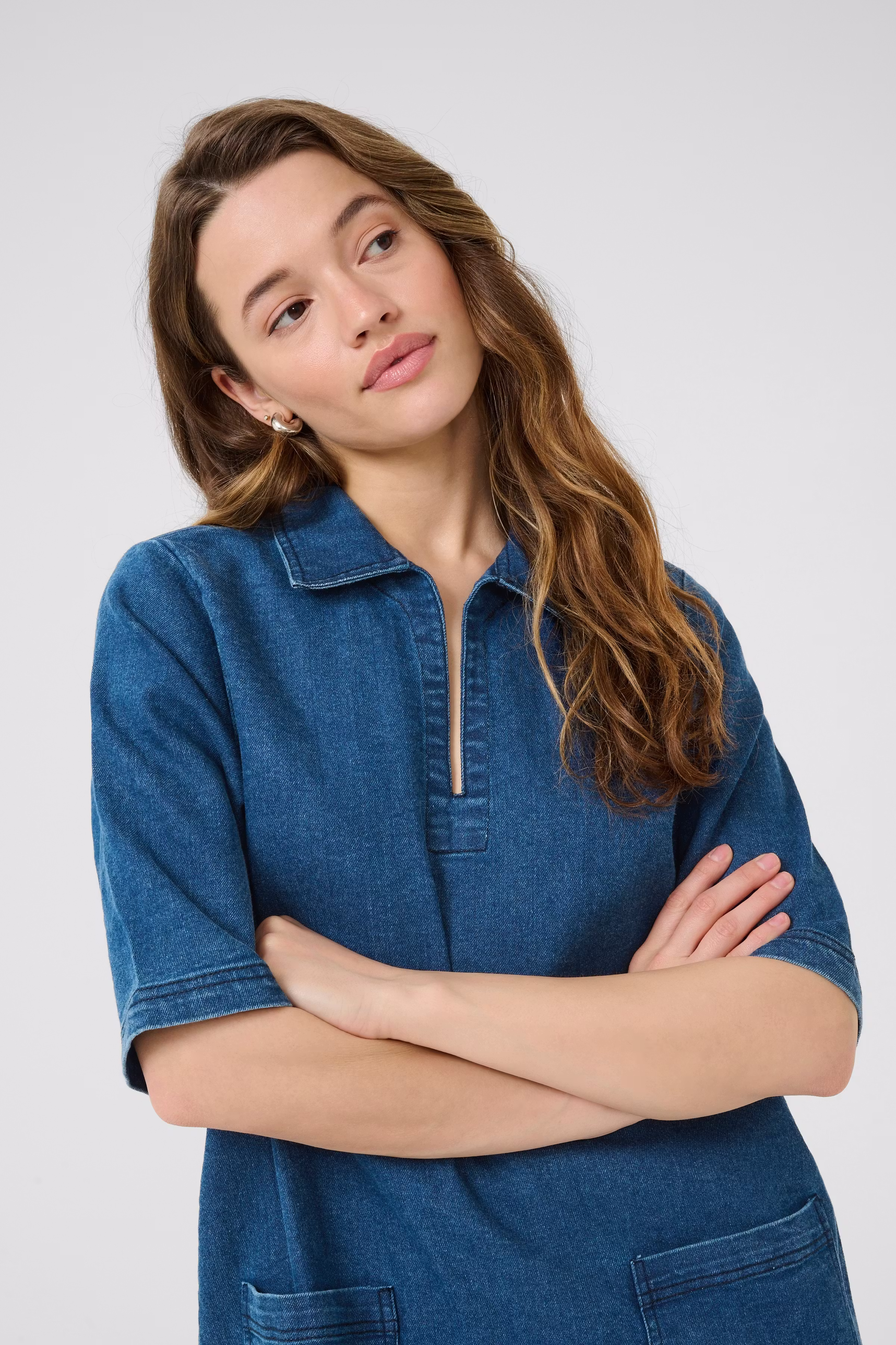 KAlauren Denim Dress LOOKBOOK DETAIL 10510361-108216