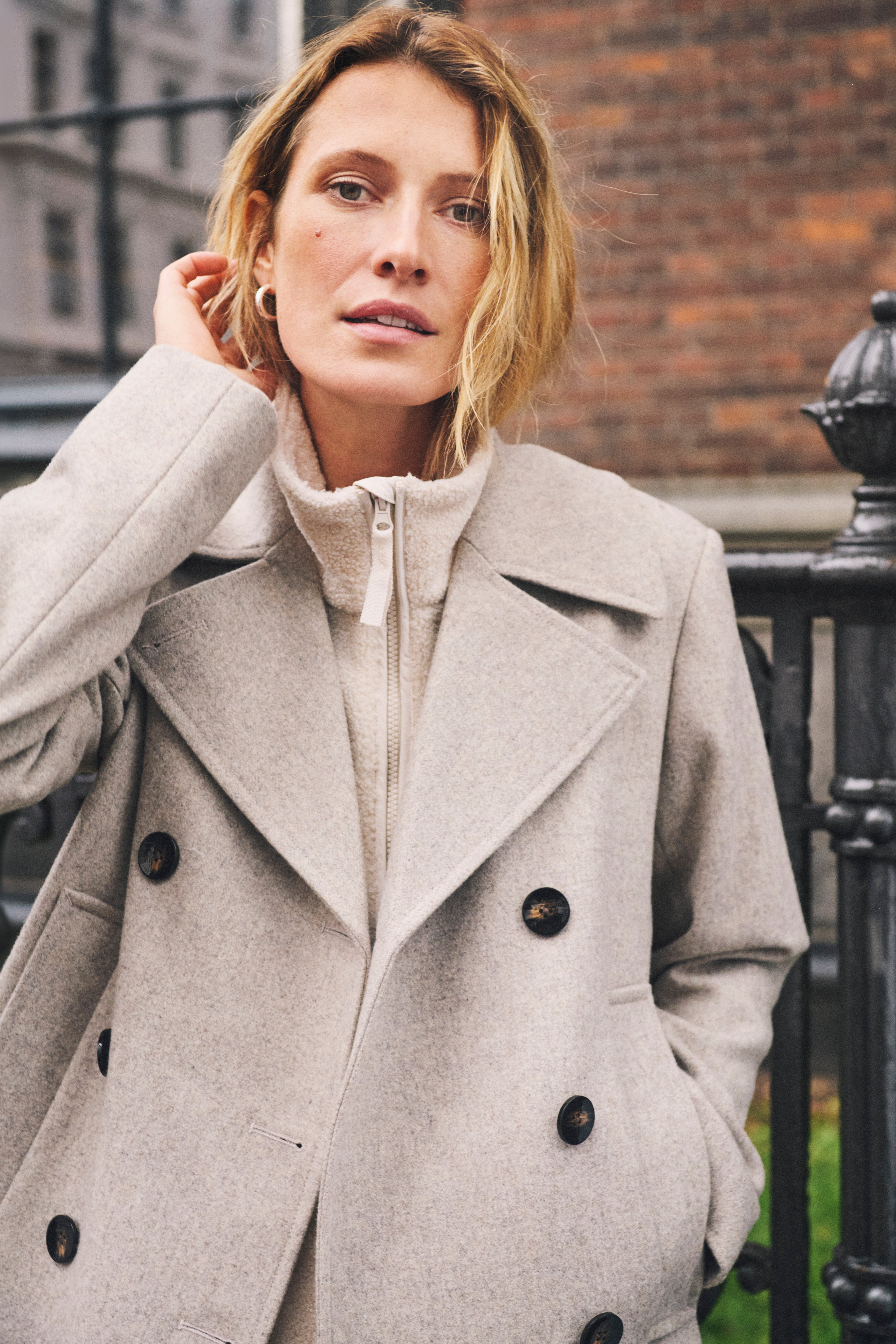 SamiaPW fleece collar LOCATION NONE 30309778-130000