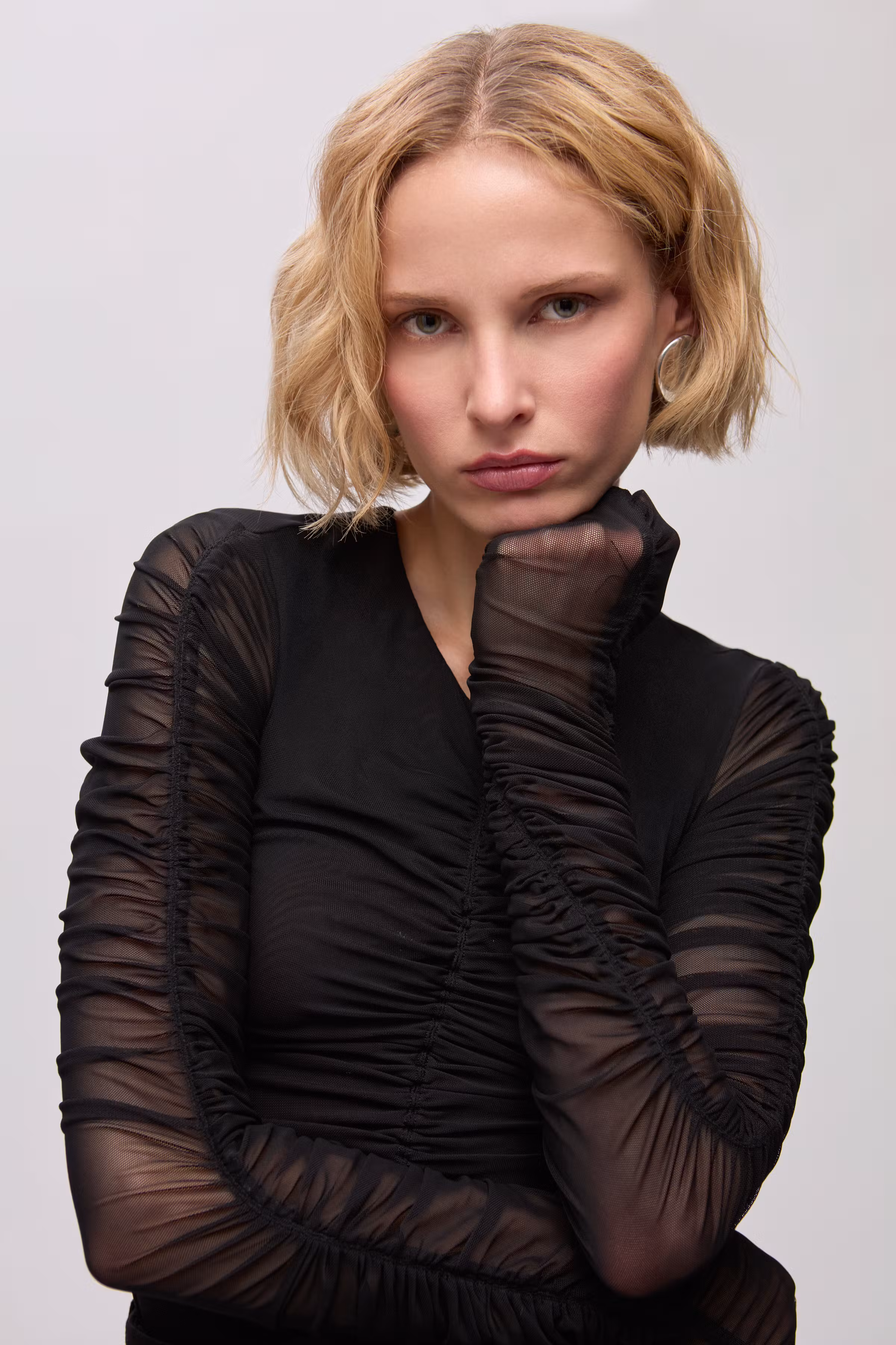 IOFatou Blouse LOOKBOOK DETAIL 30600080-BK999