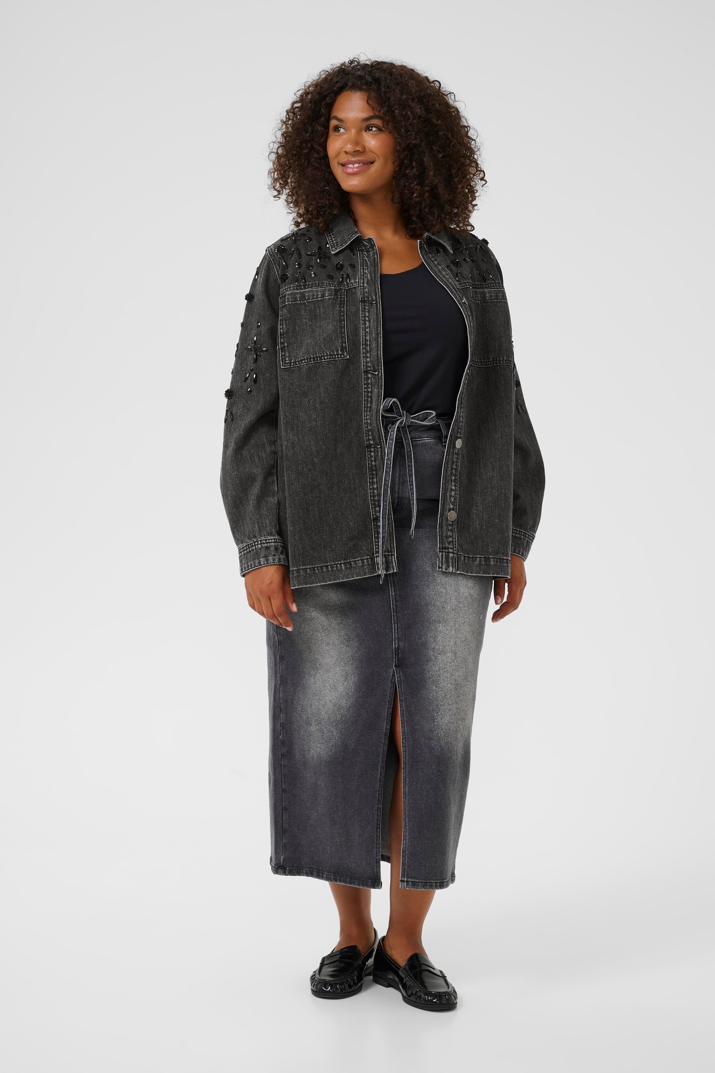 KCjaida Denim Jacket LOOKBOOK FRONT 10583648-108374