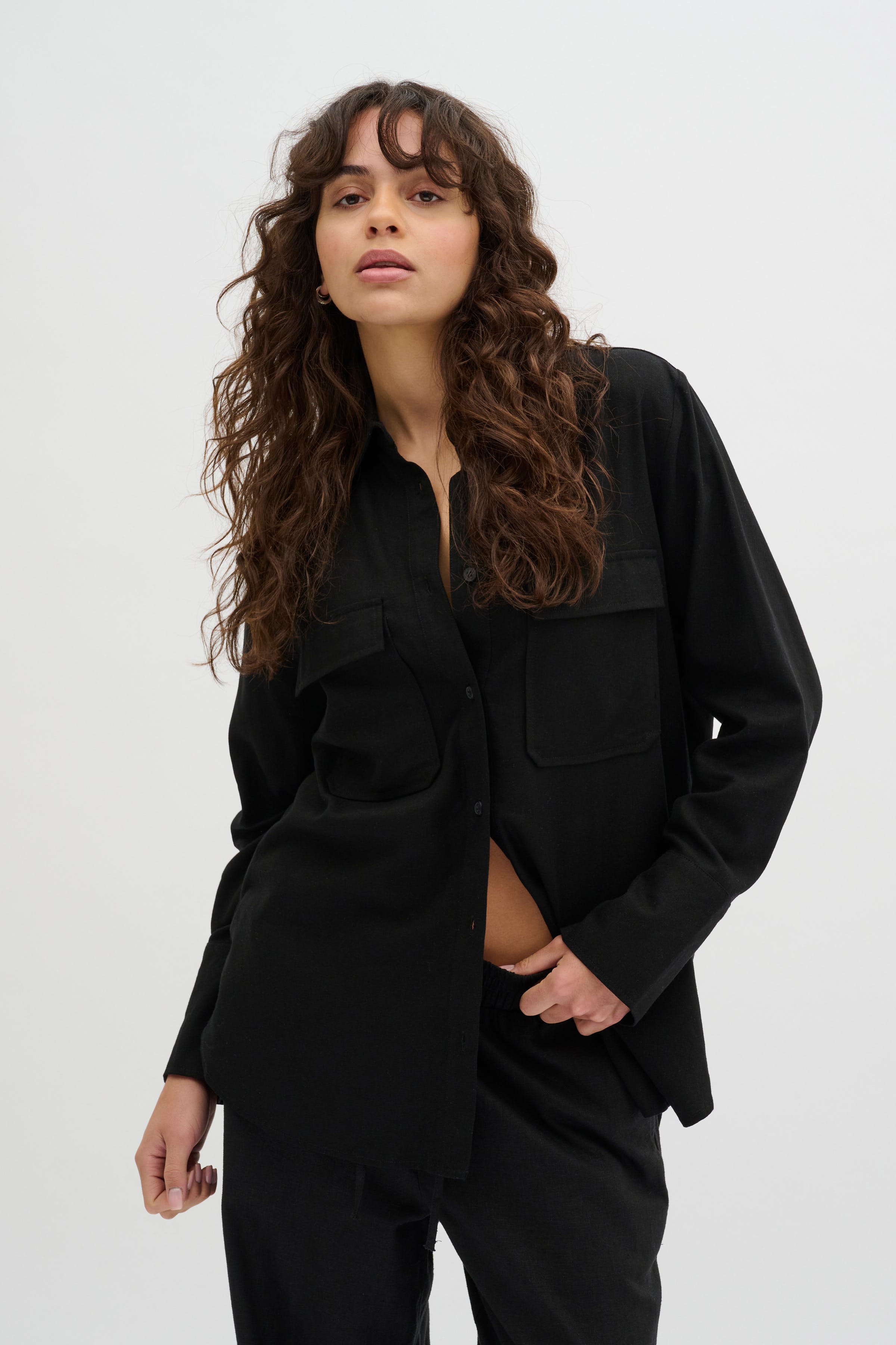 DiasMW Hørskjorte LOOKBOOK FRONT 10704703-100031