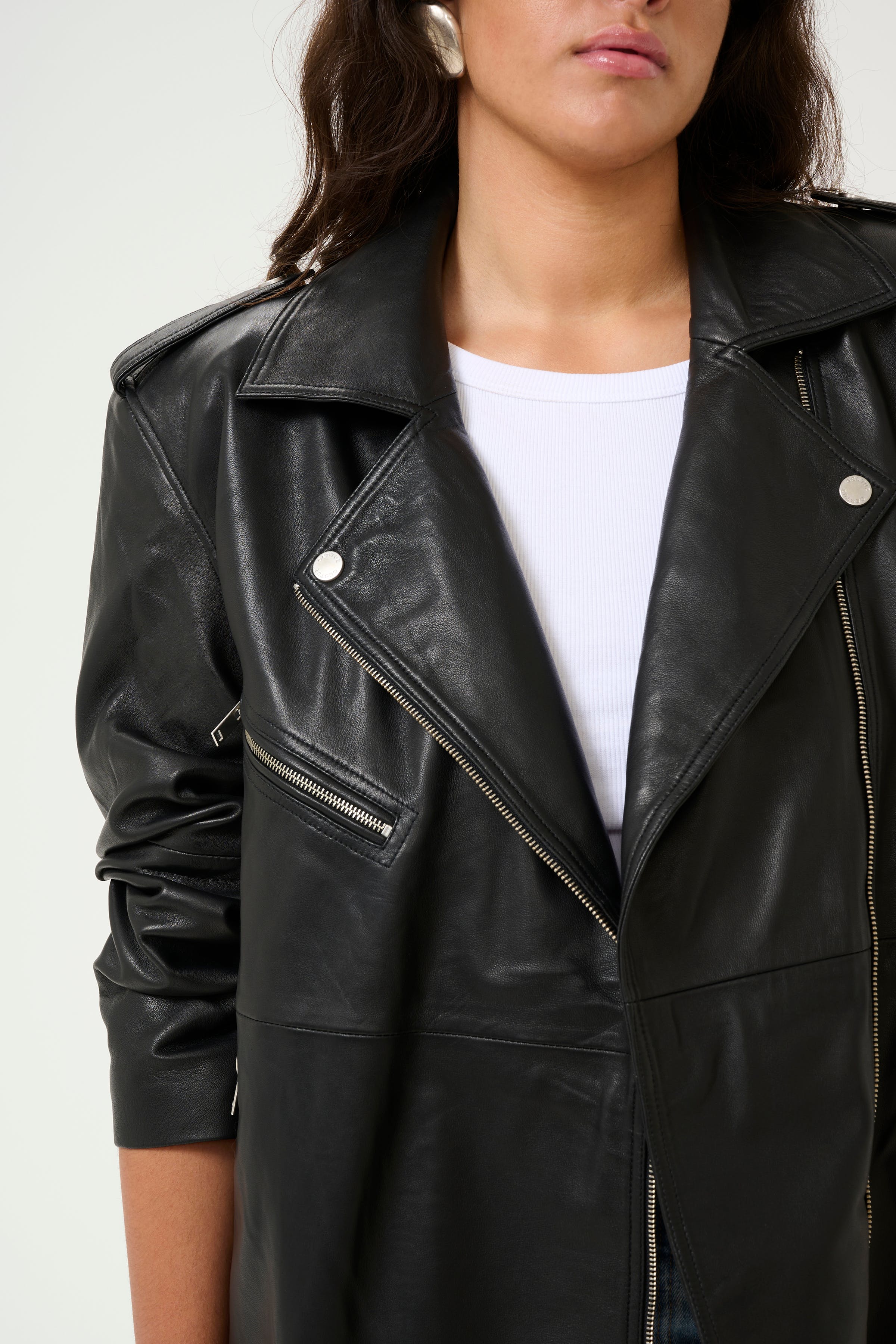 NaomiGZ Læderjakke LOOKBOOK DETAIL 10909190-100017