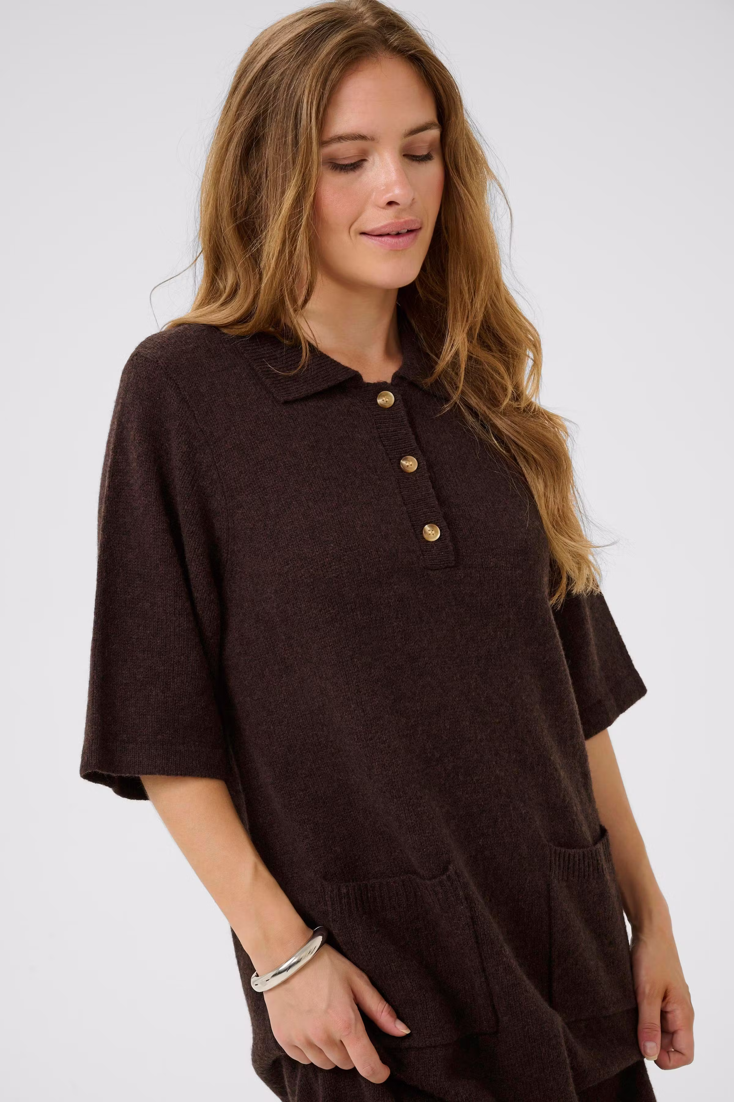 CUasima Stickad klänning i ul LOOKBOOK DETAIL 50112446-1909151