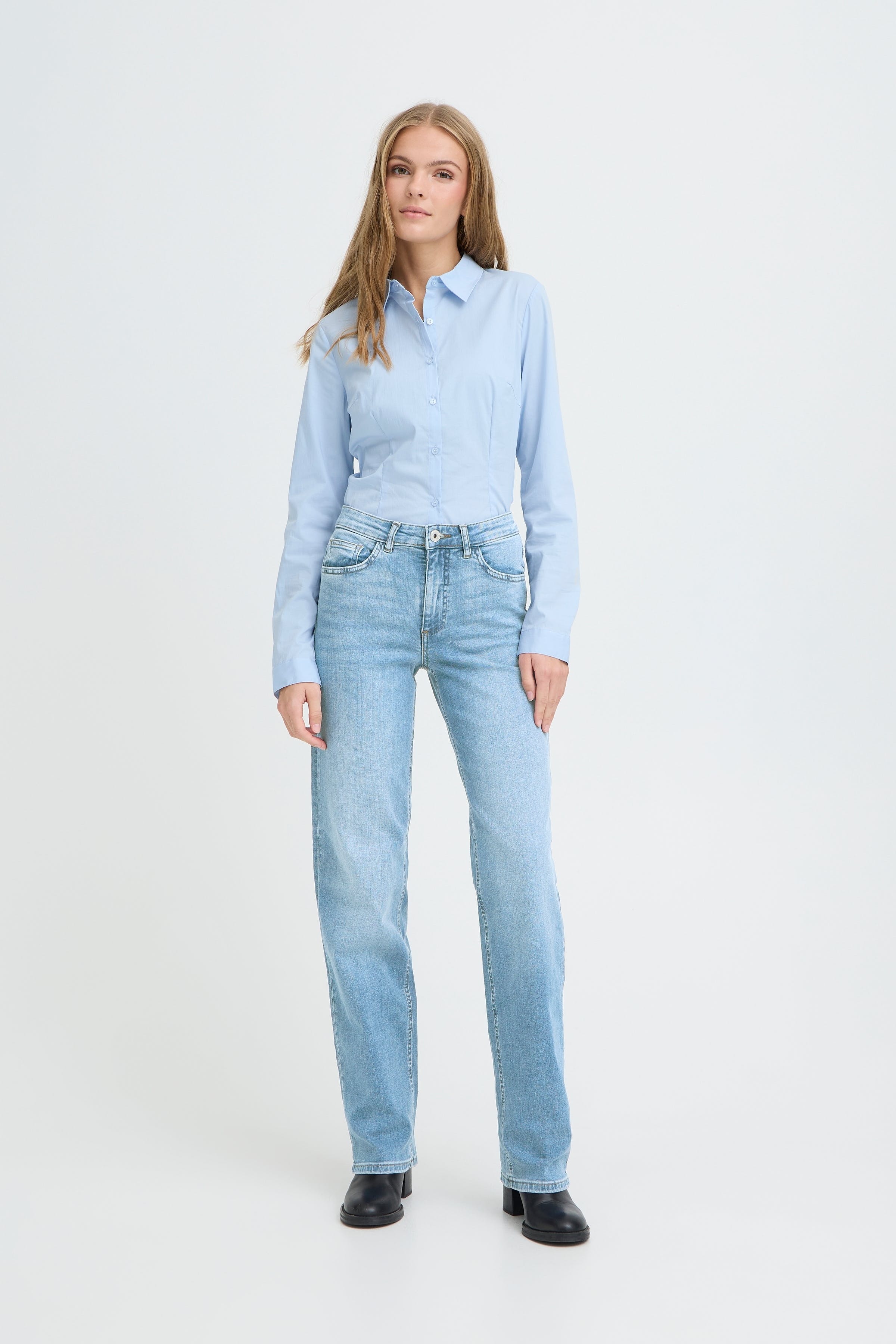 IHTWIGGY STRAIGHT Jeans LOOKBOOK FRONT 20119128-19044