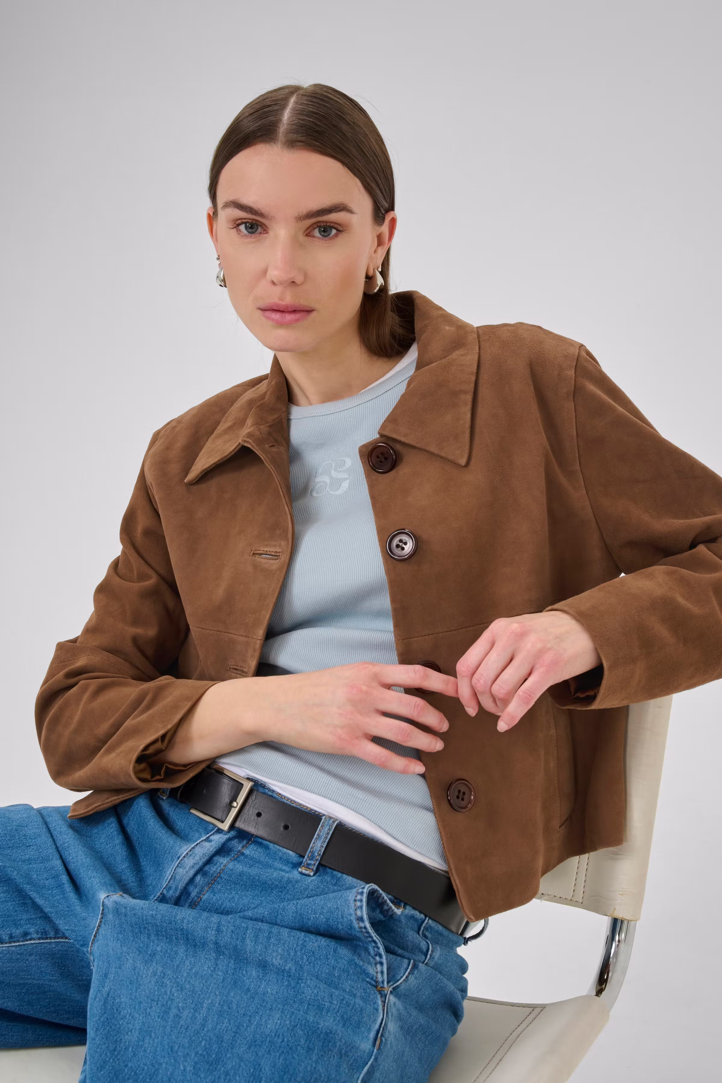 PetraMW Suede jacket LOCATION NONE 10705274-108114